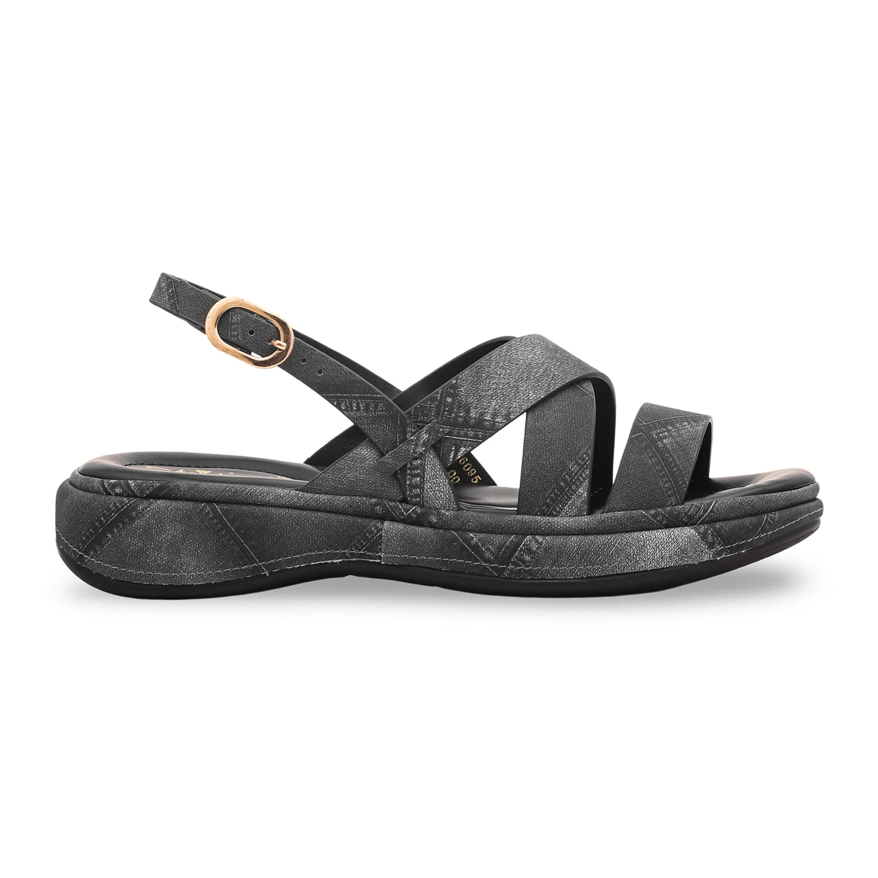 Black Formal Sandal PU0068 - Image 2