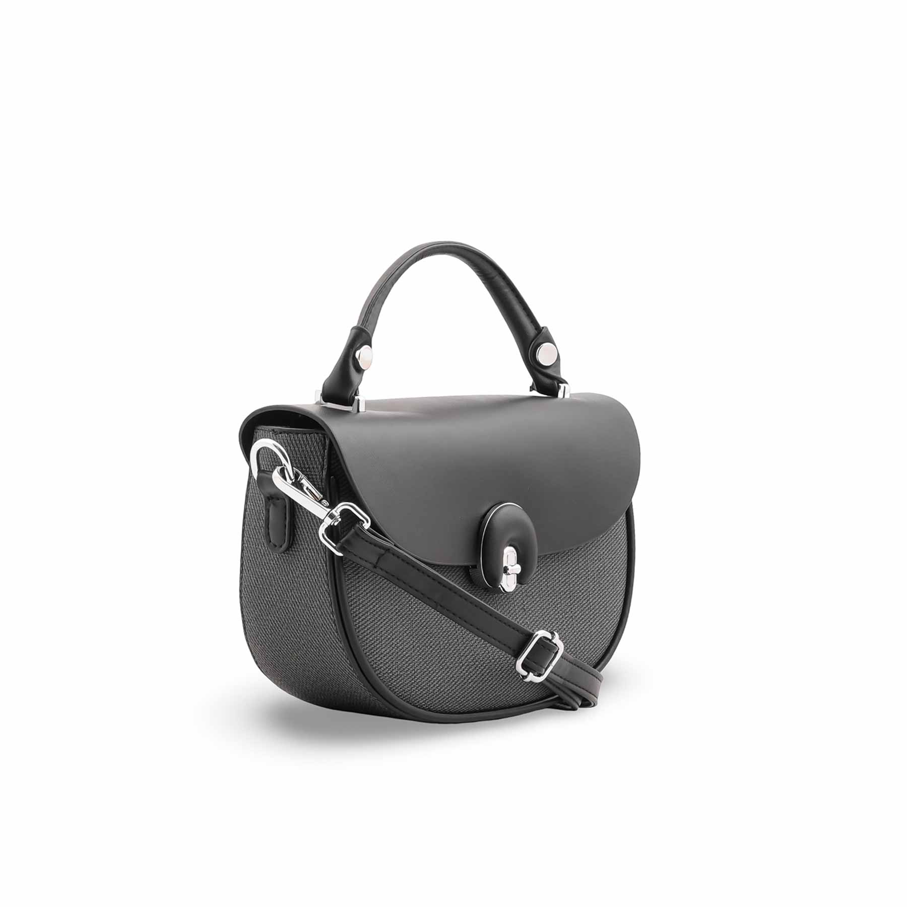 Black Formal Shoulder Bag For Ladies P36458 - Image 3