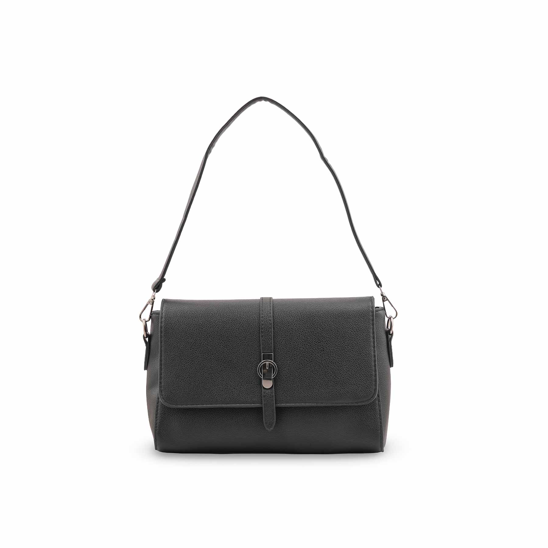 Black Formal Shoulder Bag For Ladies P36546 - Image 2