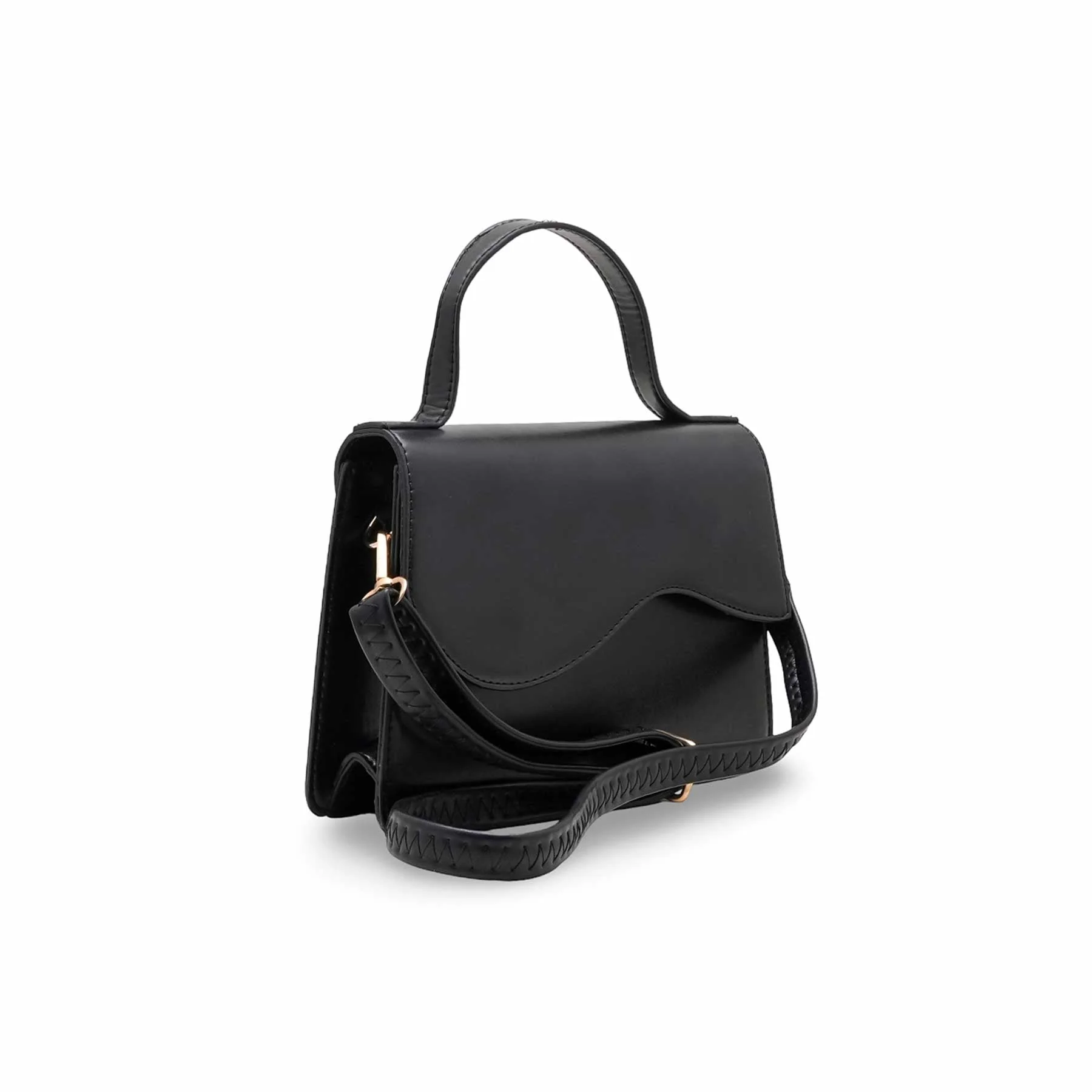 Black Formal Shoulder Bag For Ladies P55839 - Image 3