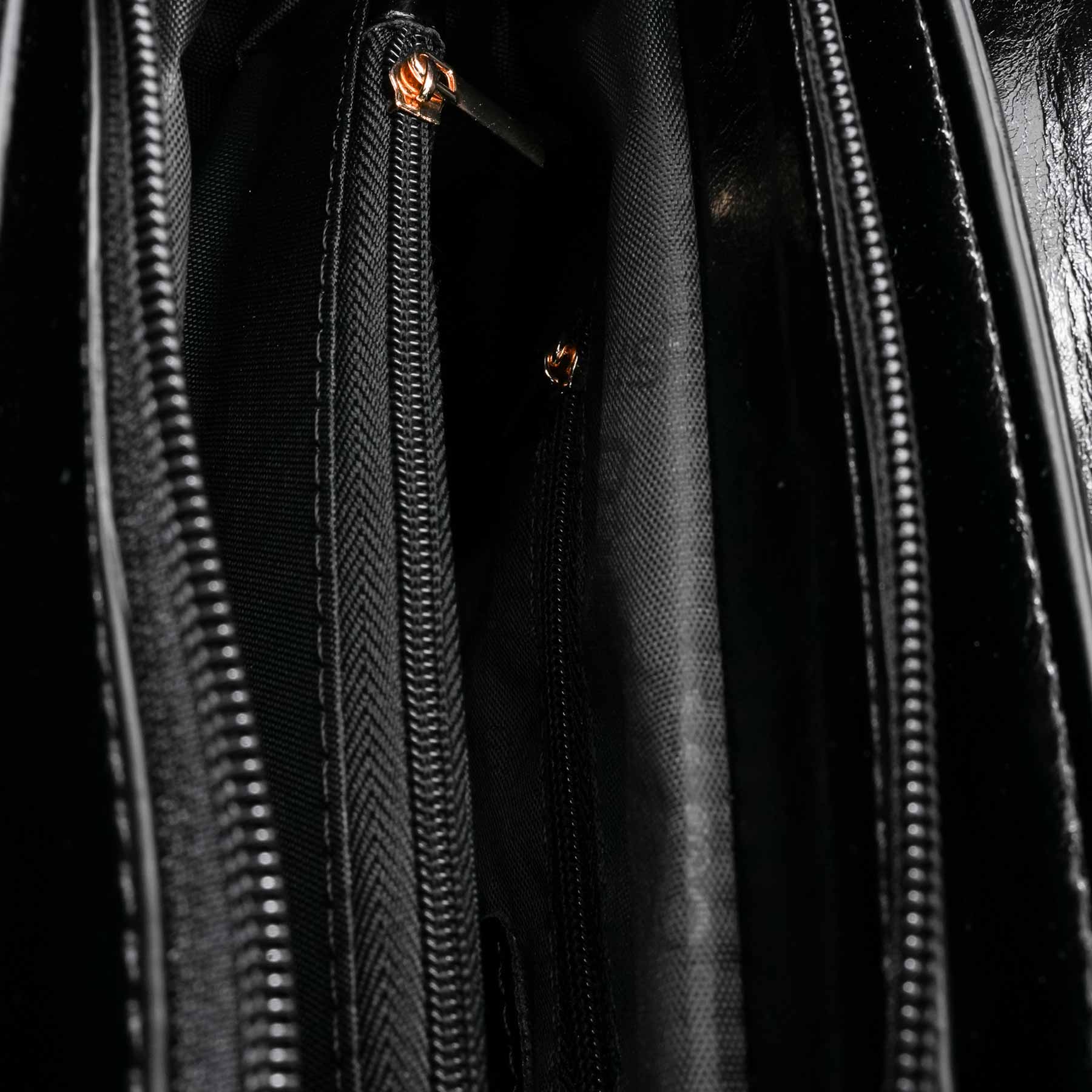 Black Formal Shoulder Bag For Ladies P55863 - Image 6