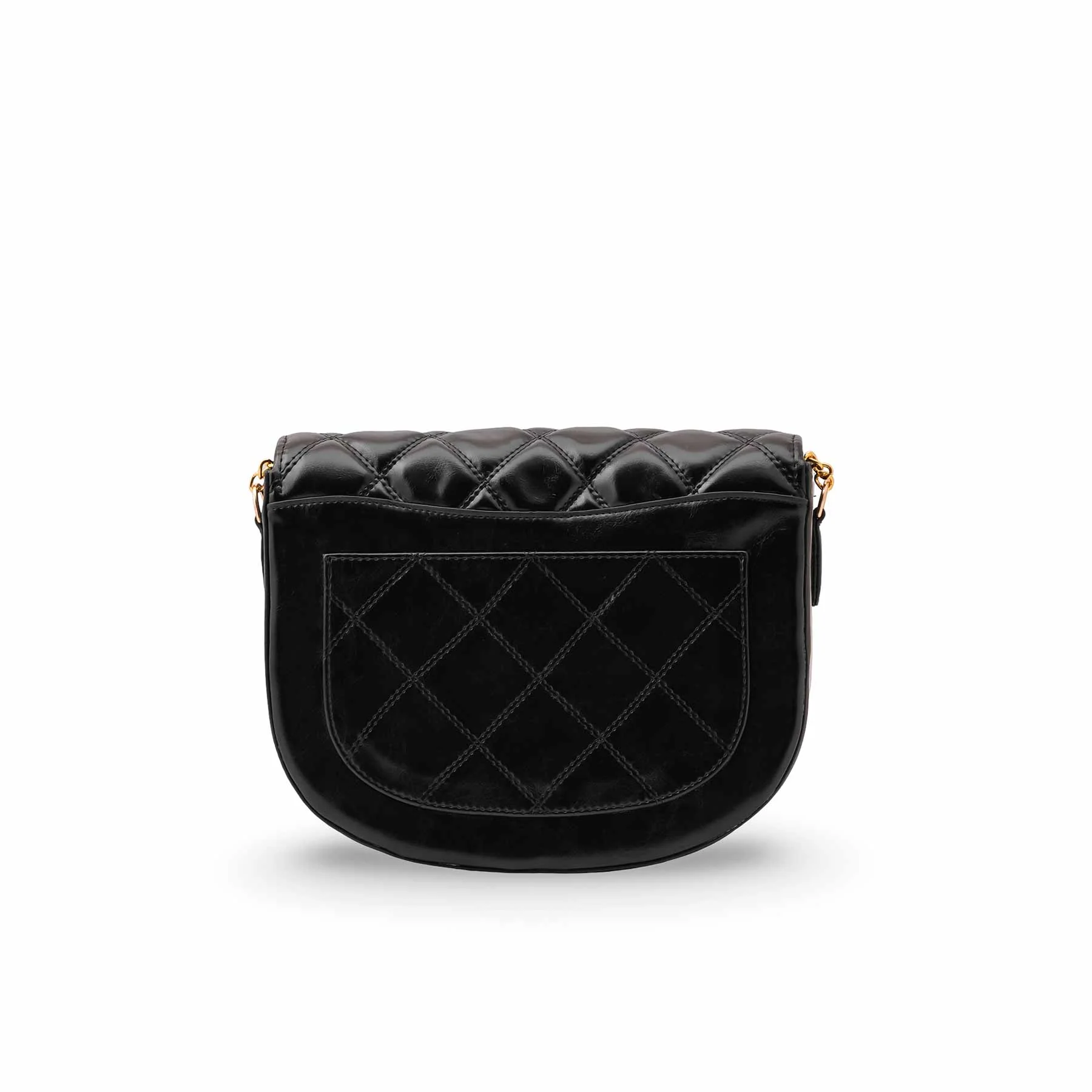 Black Formal Shoulder Bag For Ladies P55878 - Image 4