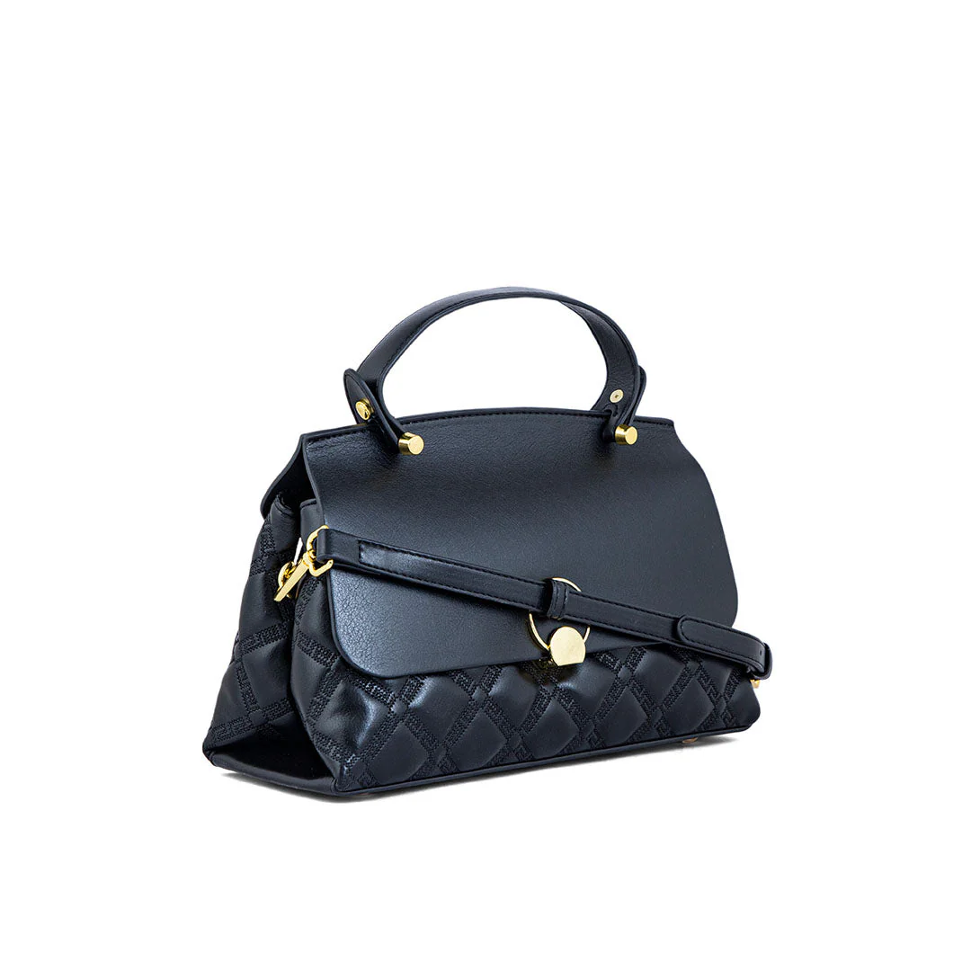 Black Formal Shoulder Bag For Women P36339 - Image 2