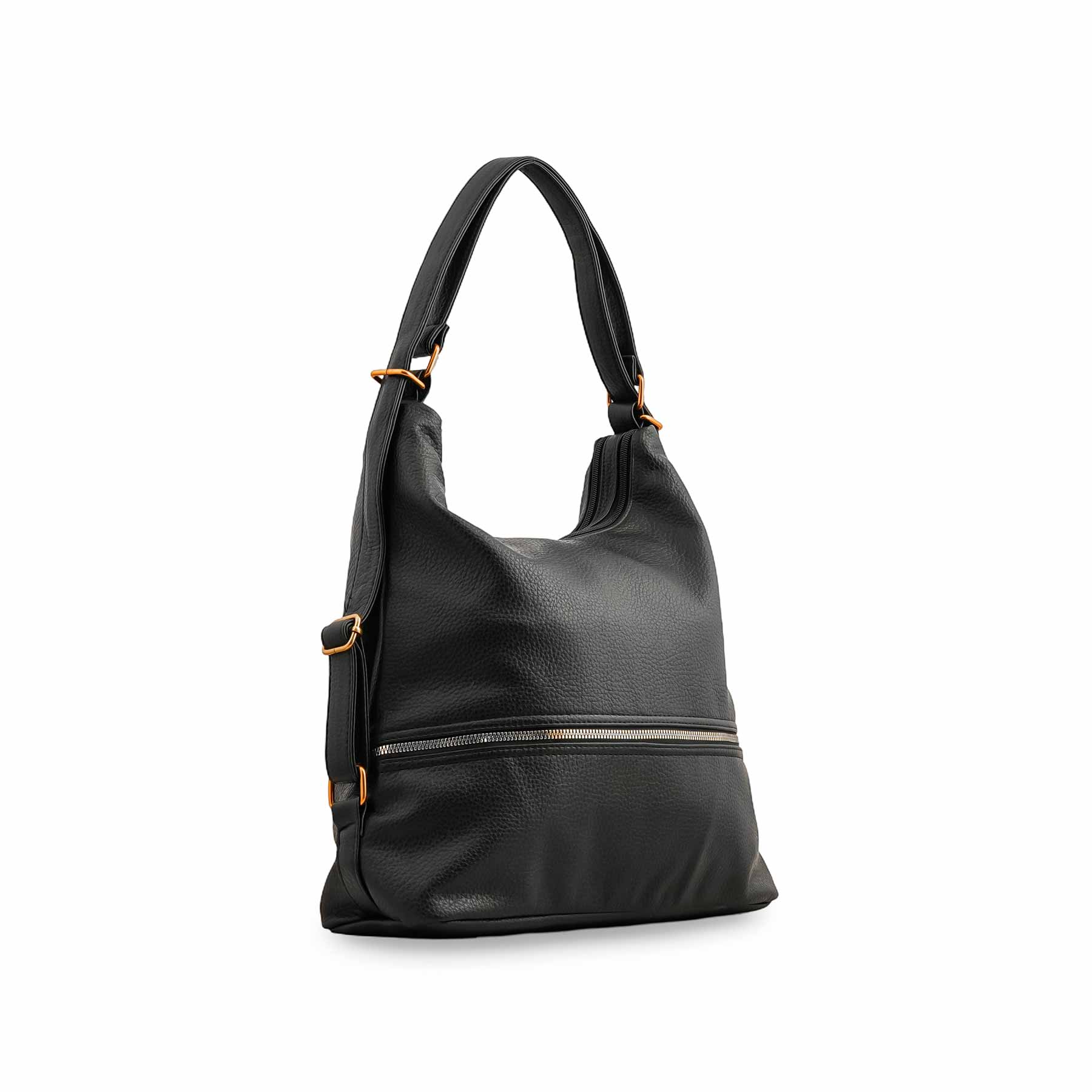 Black Formal Shoulder Bag For Women P36356 - Image 4