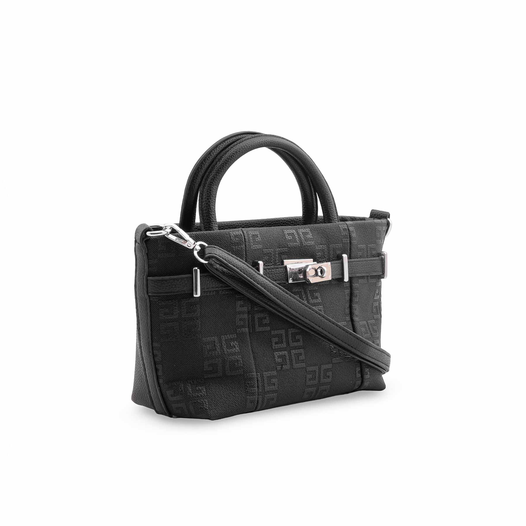 Black Formal Shoulder Bag For Women P36551 - Image 3