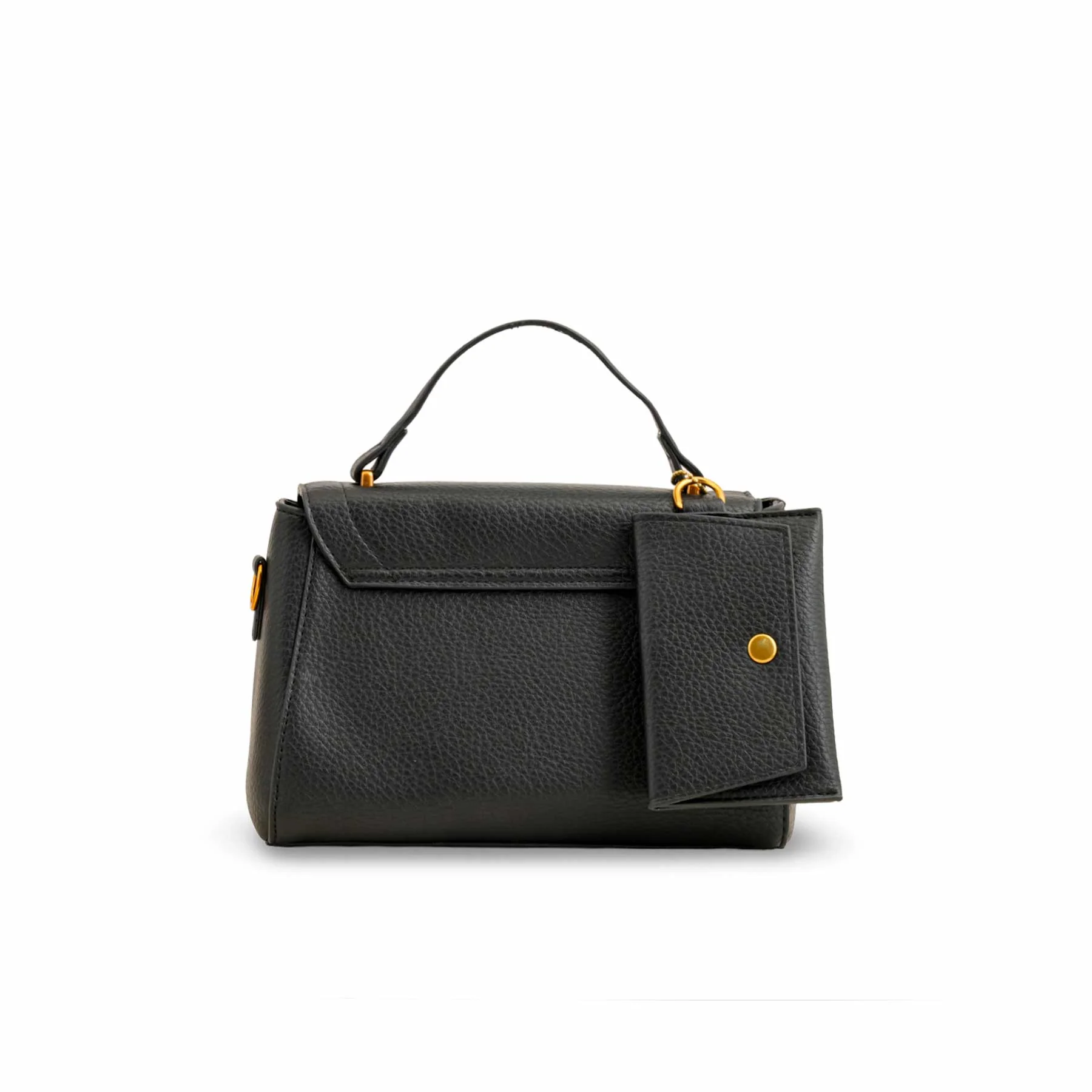 Black Formal Shoulder Bag P36144 - Image 4