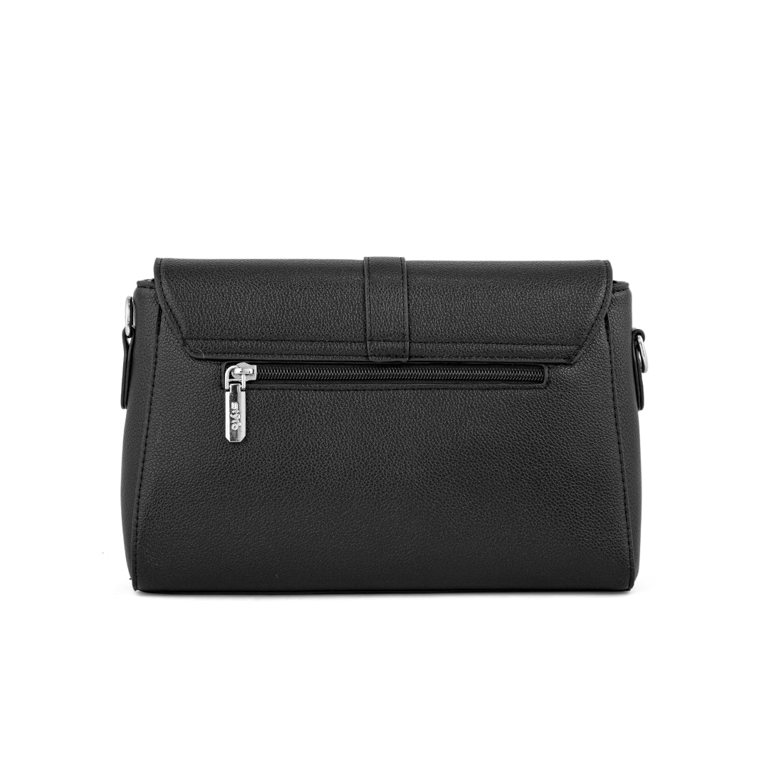 Black Formal Shoulder Bag P36243 - Image 3