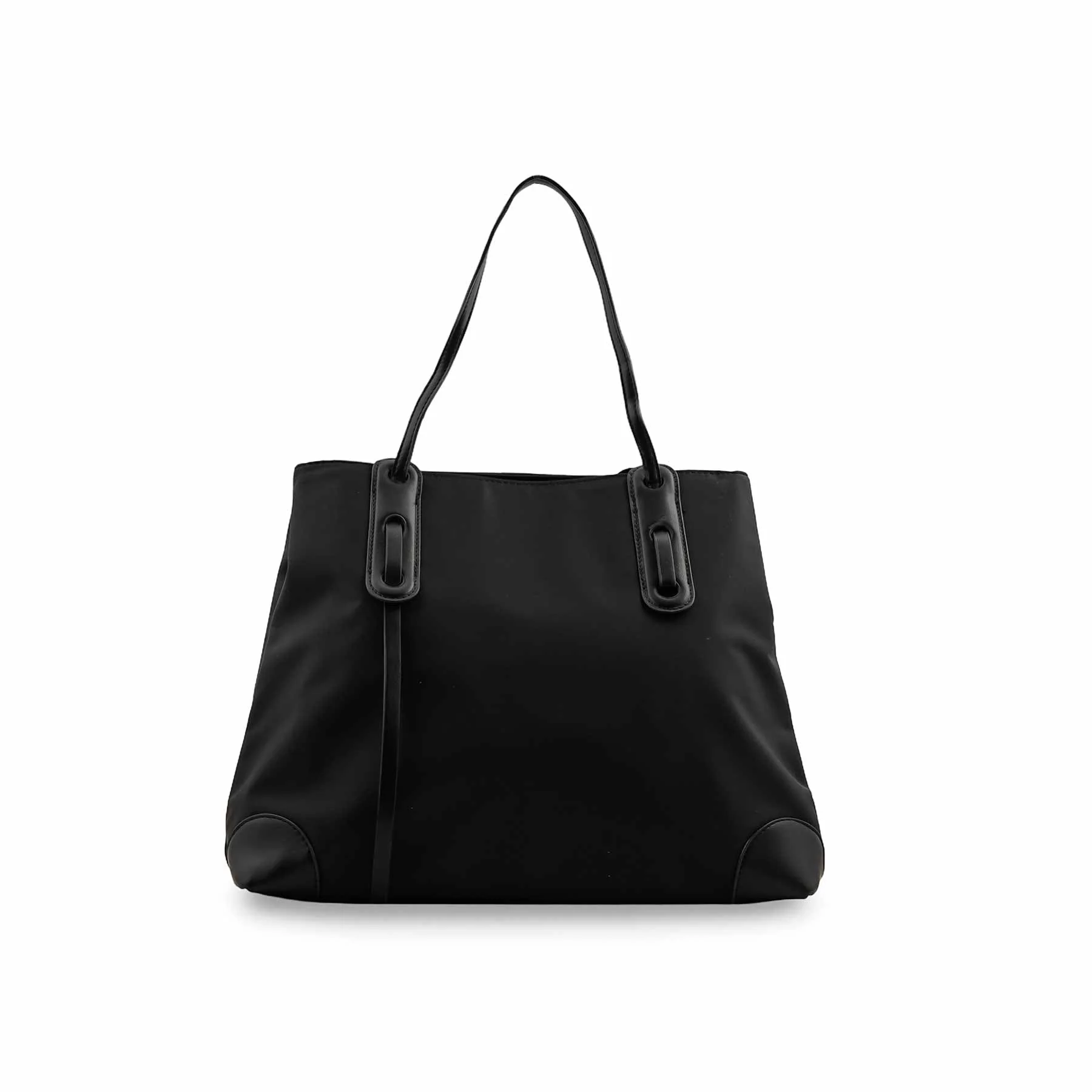 Black Formal Shoulder Bag P36310 - Image 4