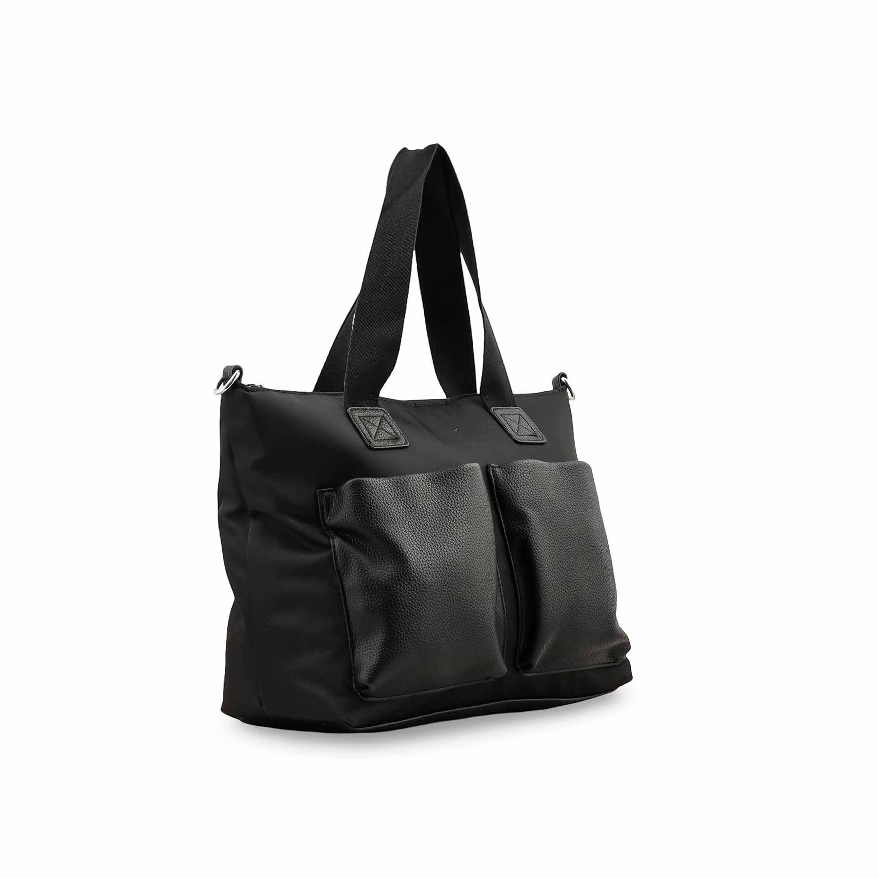 Black Formal Shoulder Bag P36311 - Image 3