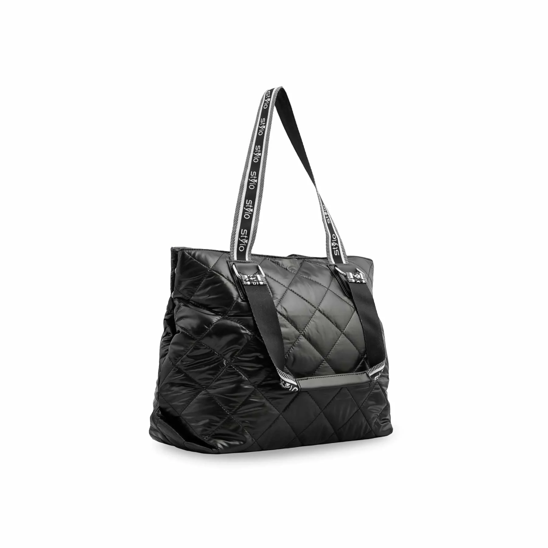 Black Formal Shoulder Bag P36314 - Image 3