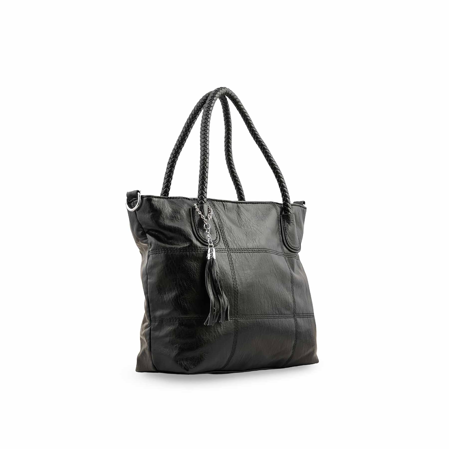 Black Formal Shoulder Bag P36346 - Image 3