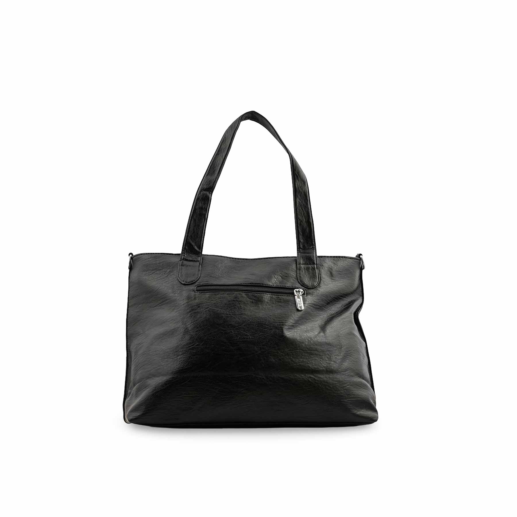 Black Formal Shoulder Bag P36349 - Image 4