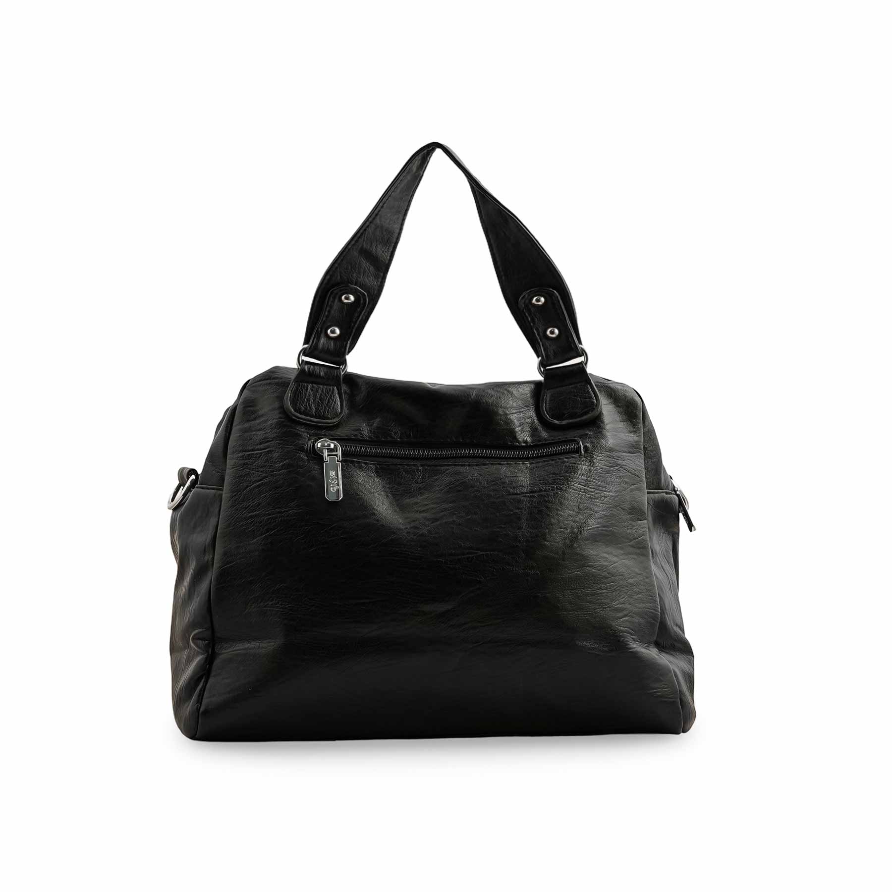 Black Formal Shoulder Bag P36351 - Image 2