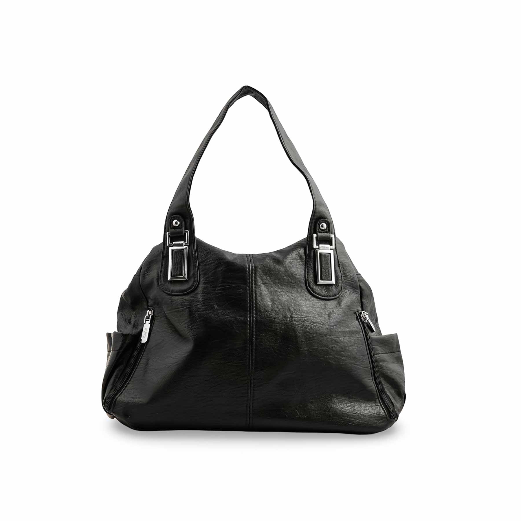 Black Formal Shoulder Bag P36352 - Image 2