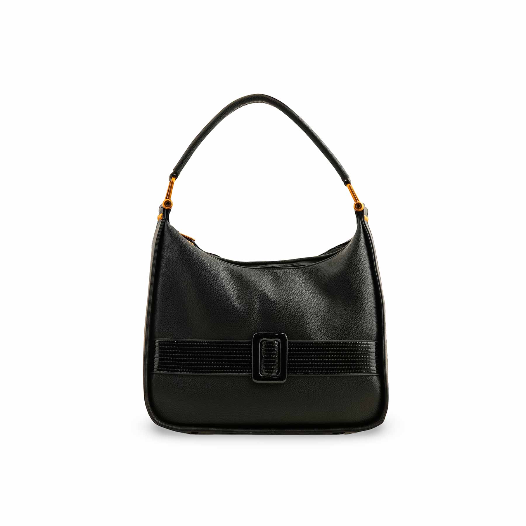 Black Formal Shoulder Bag P36382 - Image 2