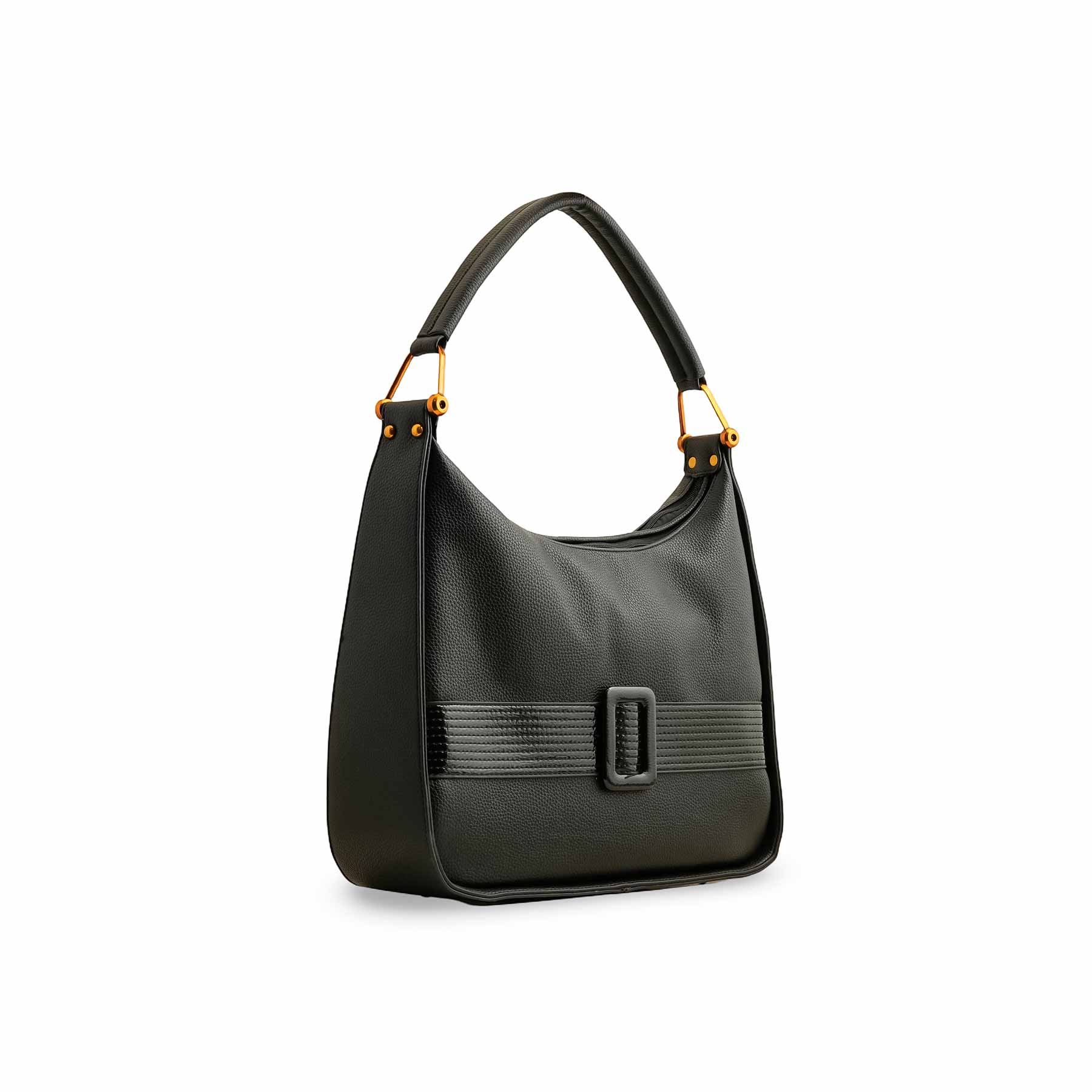 Black Formal Shoulder Bag P36382 - Image 3