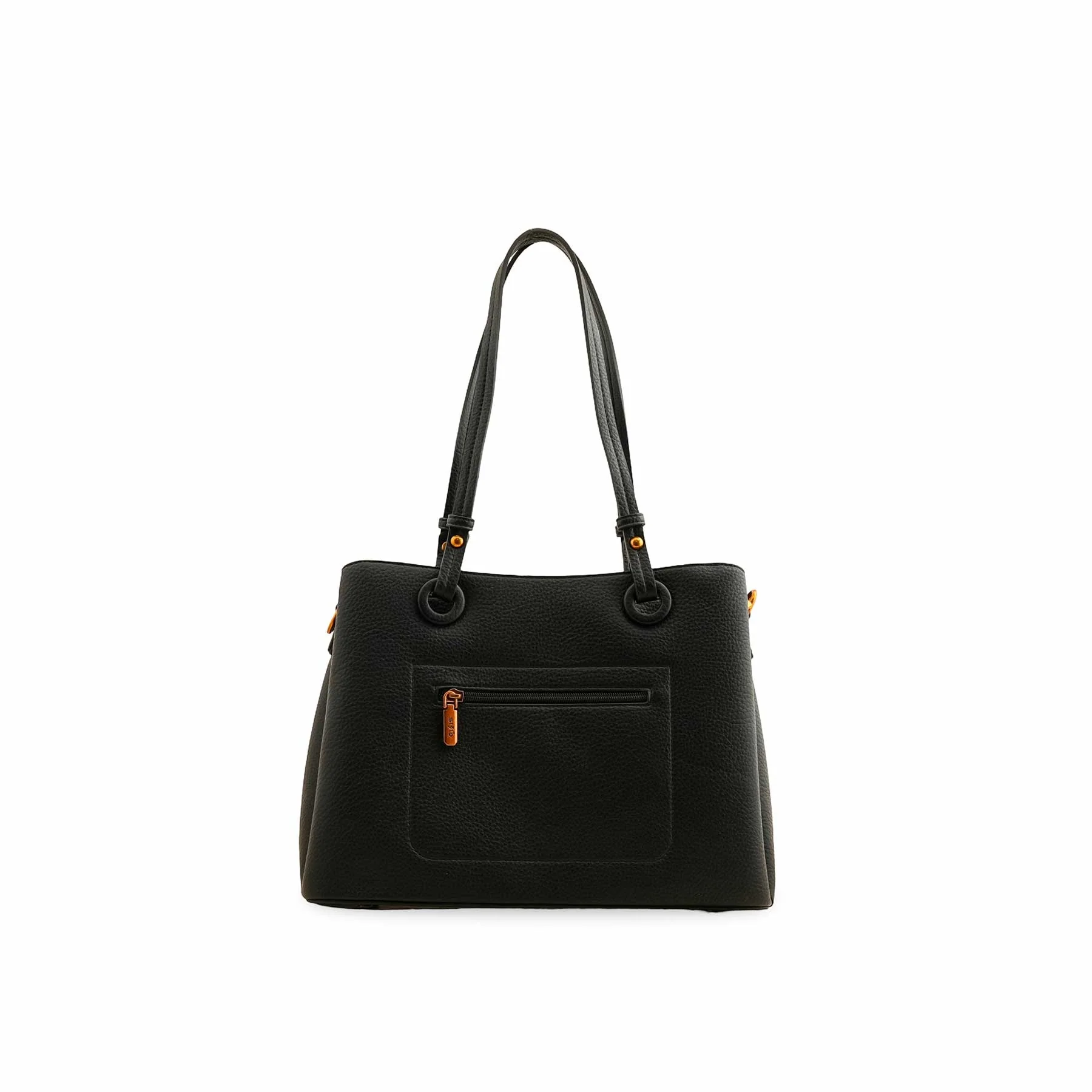 Black Formal Shoulder Bag P36390 - Image 4