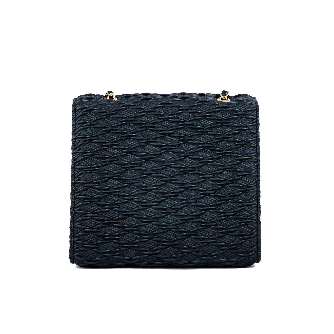 Black Formal Shoulder Bag P55621 - Image 3