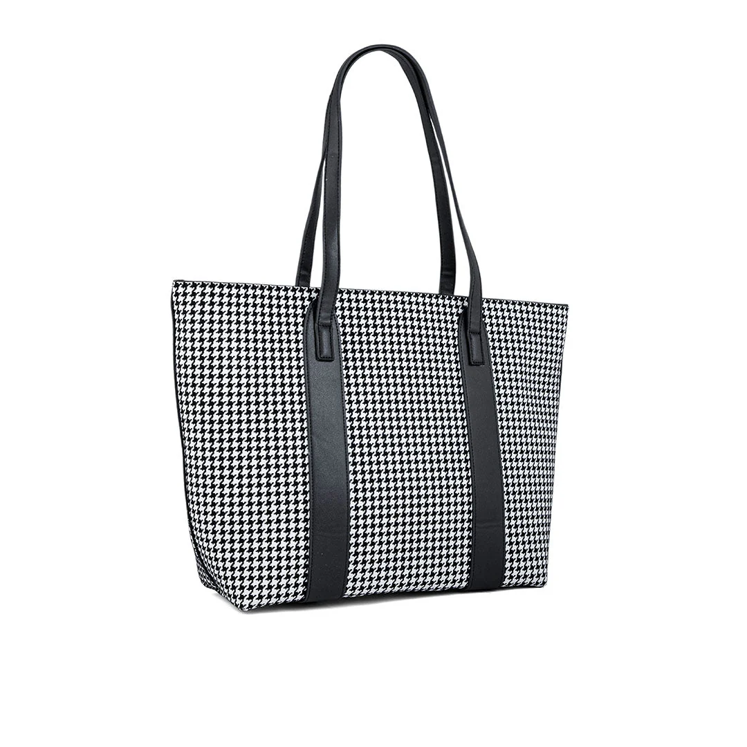 Black Formal Shoulder Bag P55657 - Image 2