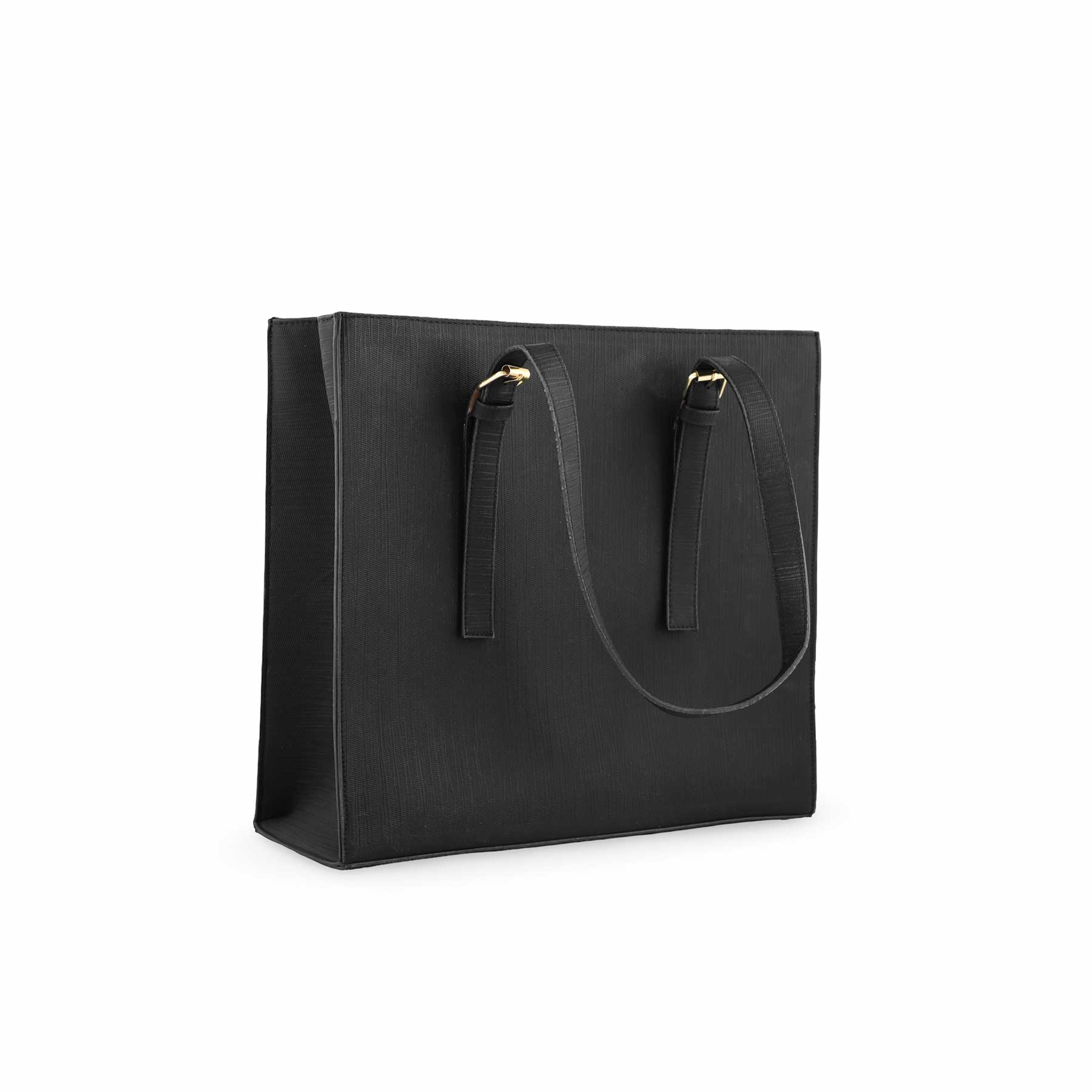 Black Formal Shoulder Bag P55674 - Image 2