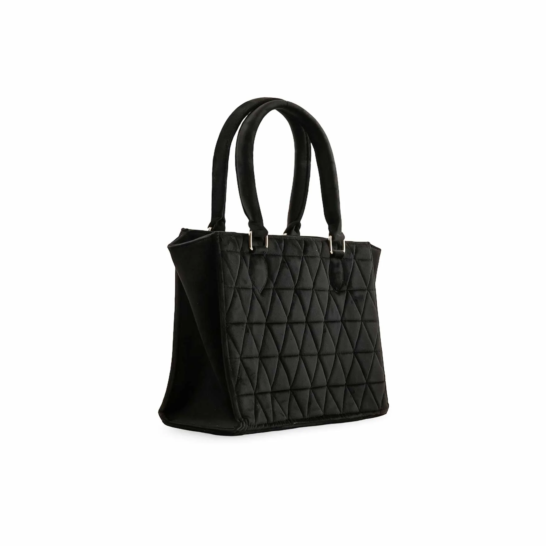 Black Formal Shoulder Bag P55723 - Image 3