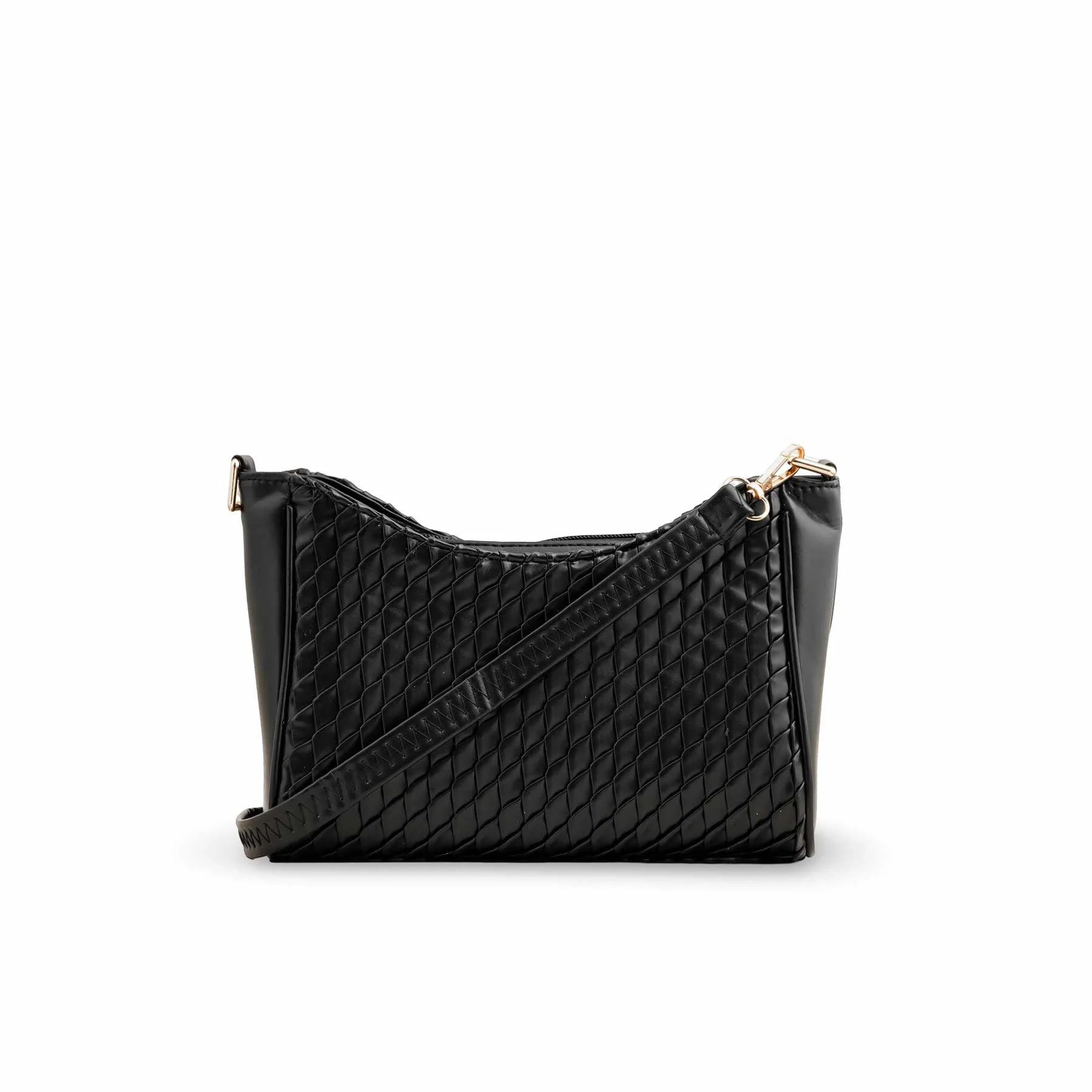 Black Formal Shoulder Bag P55728 - Image 2