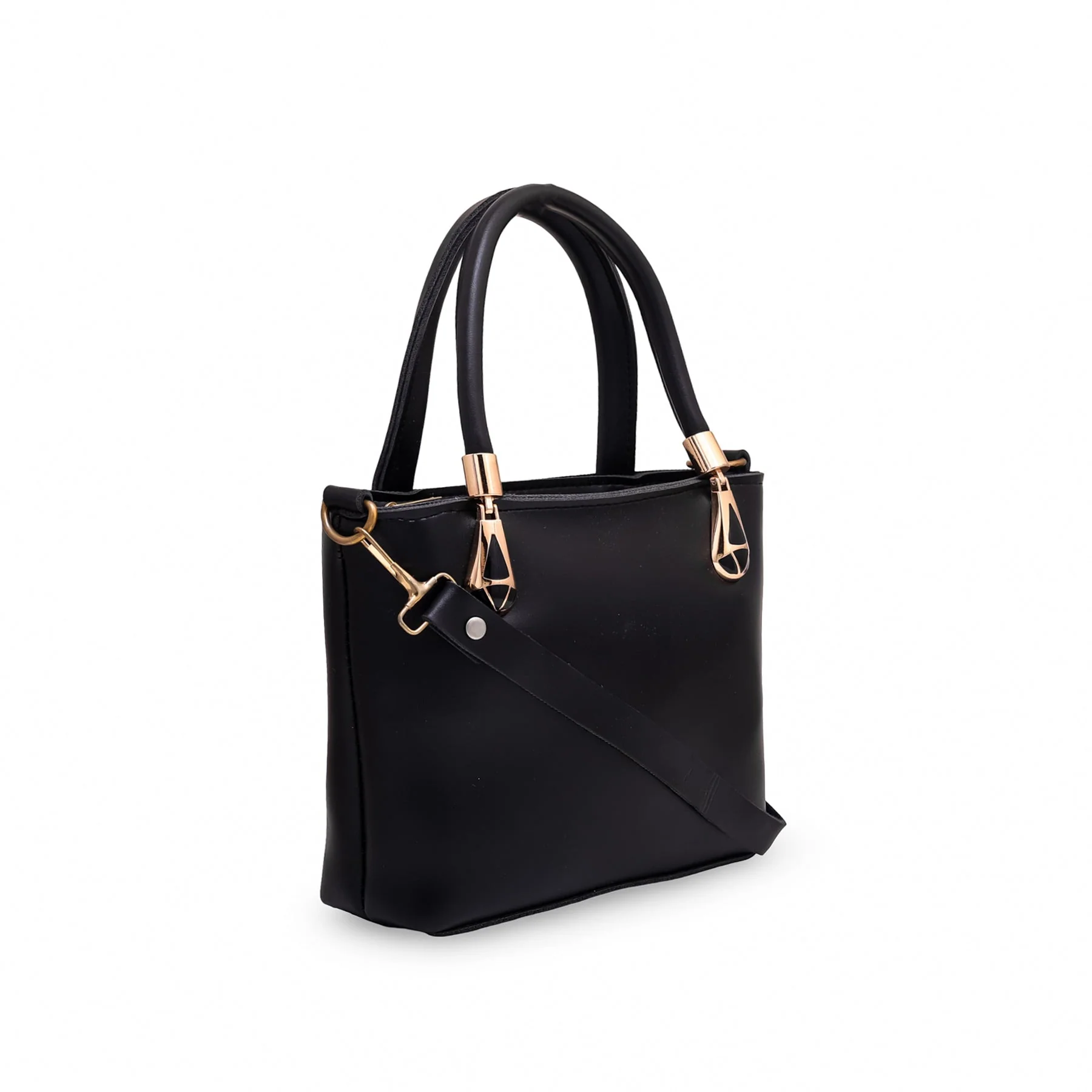 Black Formal Shoulder Bag P56035 - Image 2
