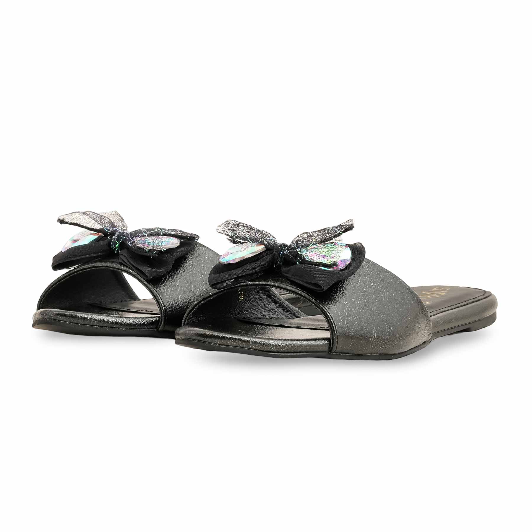 Black Formal Slipper For Ladies FR8326 - Image 3