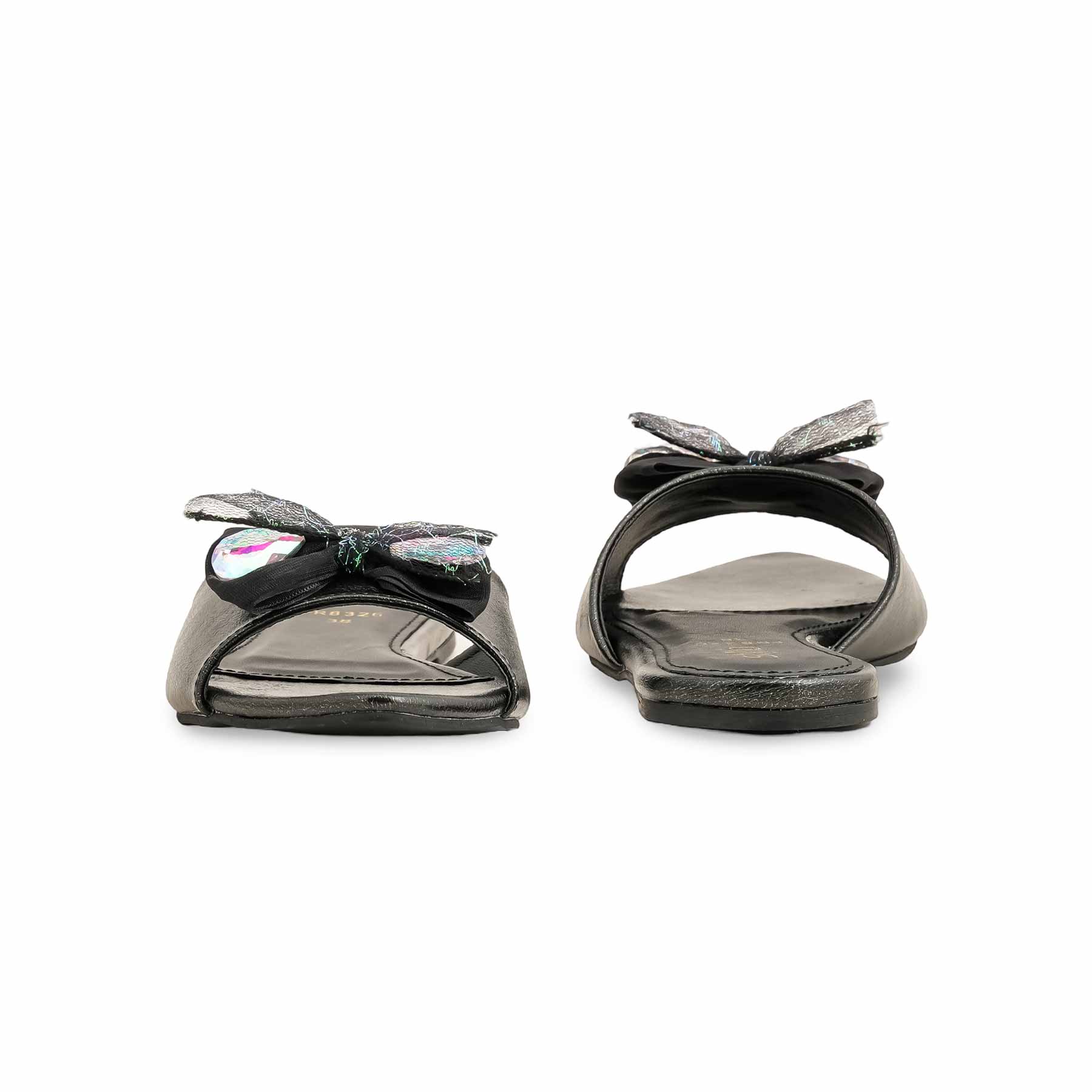 Black Formal Slipper For Ladies FR8326 - Image 4