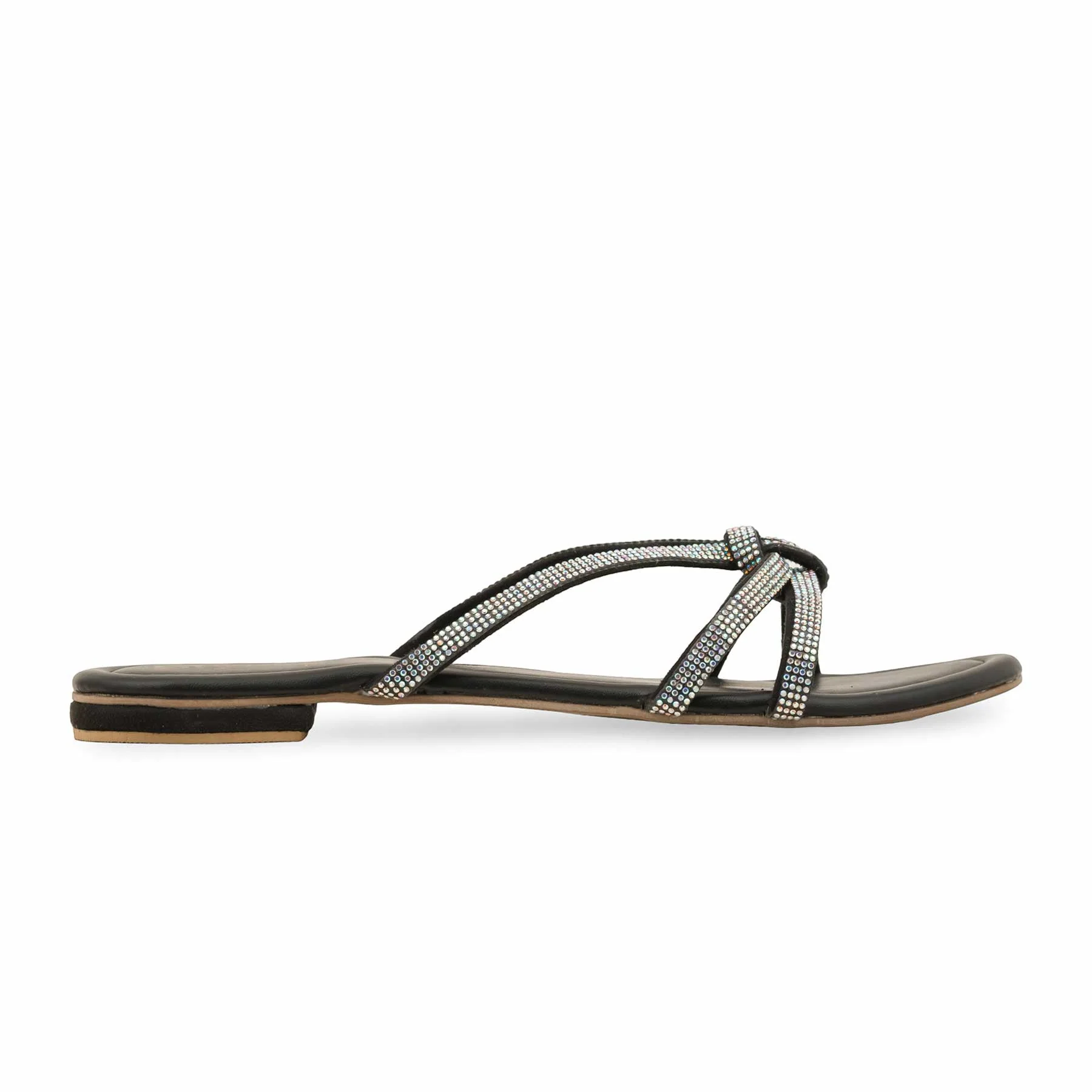 Black Formal Slipper For Ladies FR8395 - Image 2