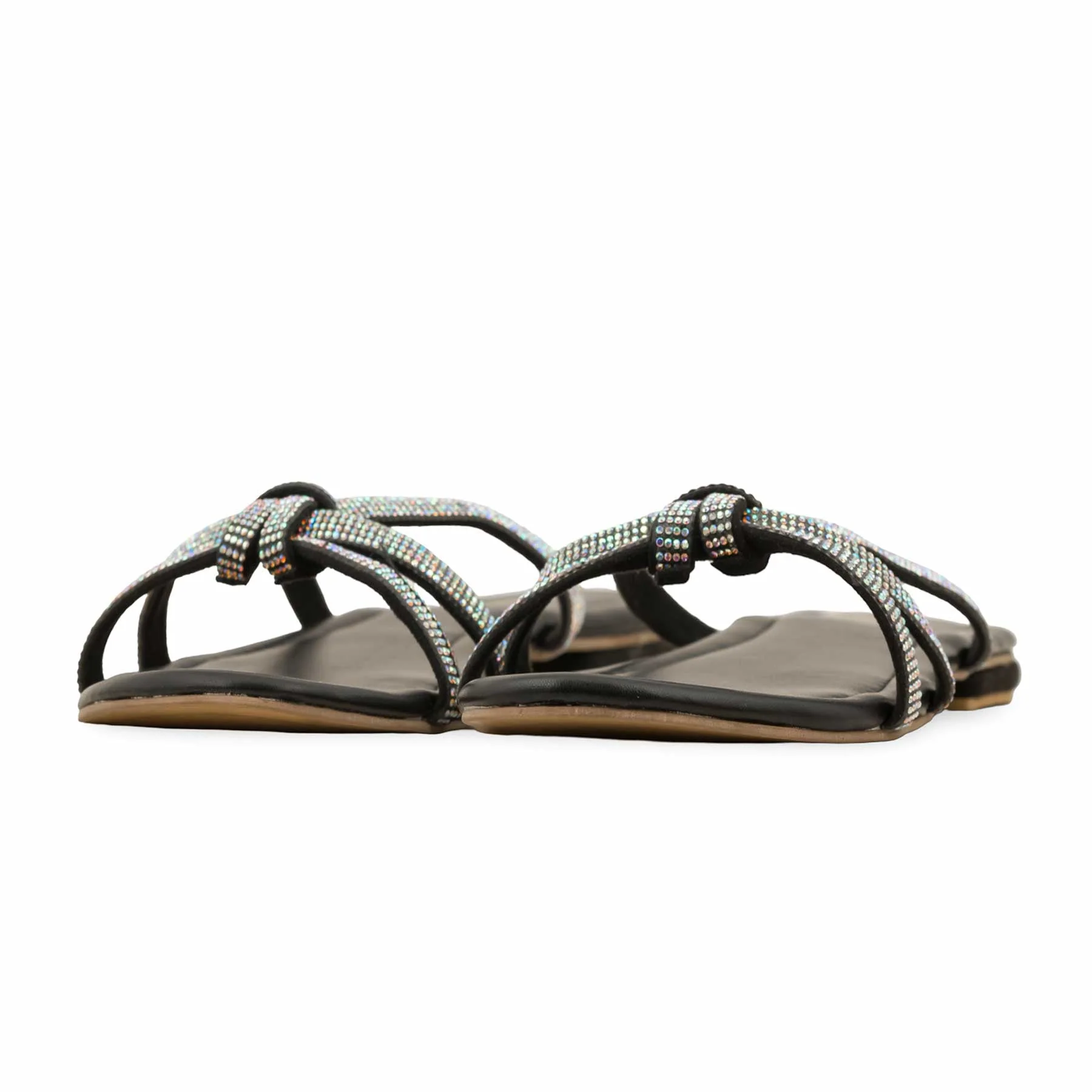 Black Formal Slipper For Ladies FR8395 - Image 3