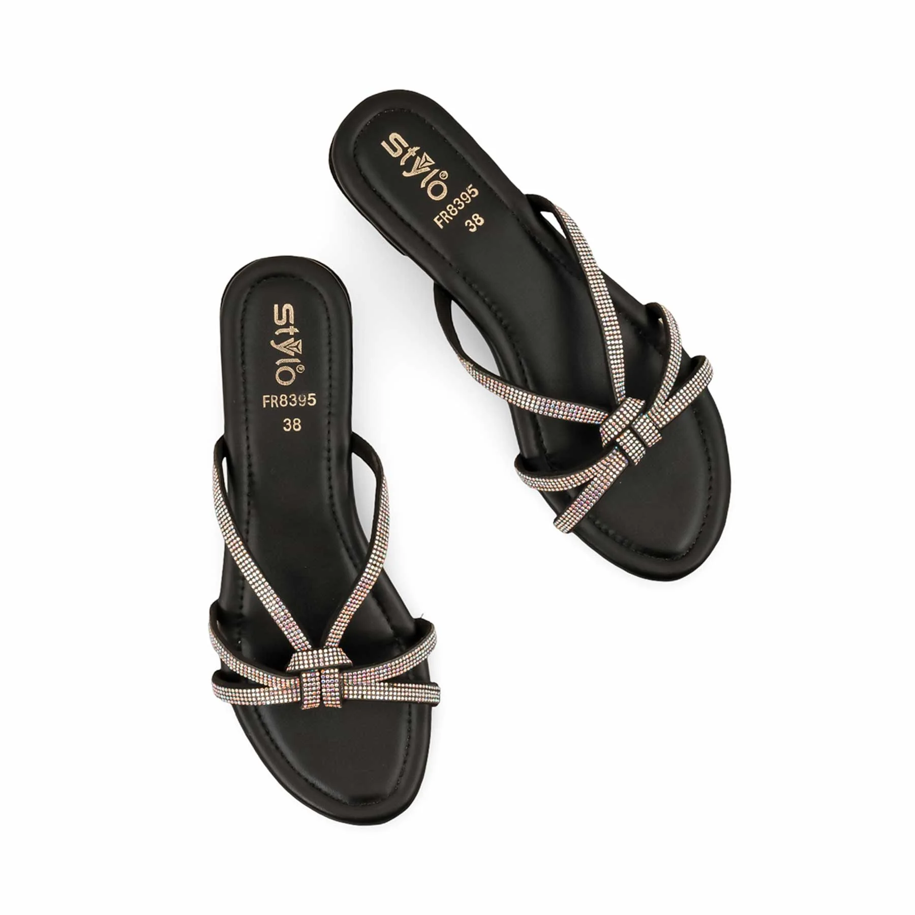 Black Formal Slipper For Ladies FR8395 - Image 5