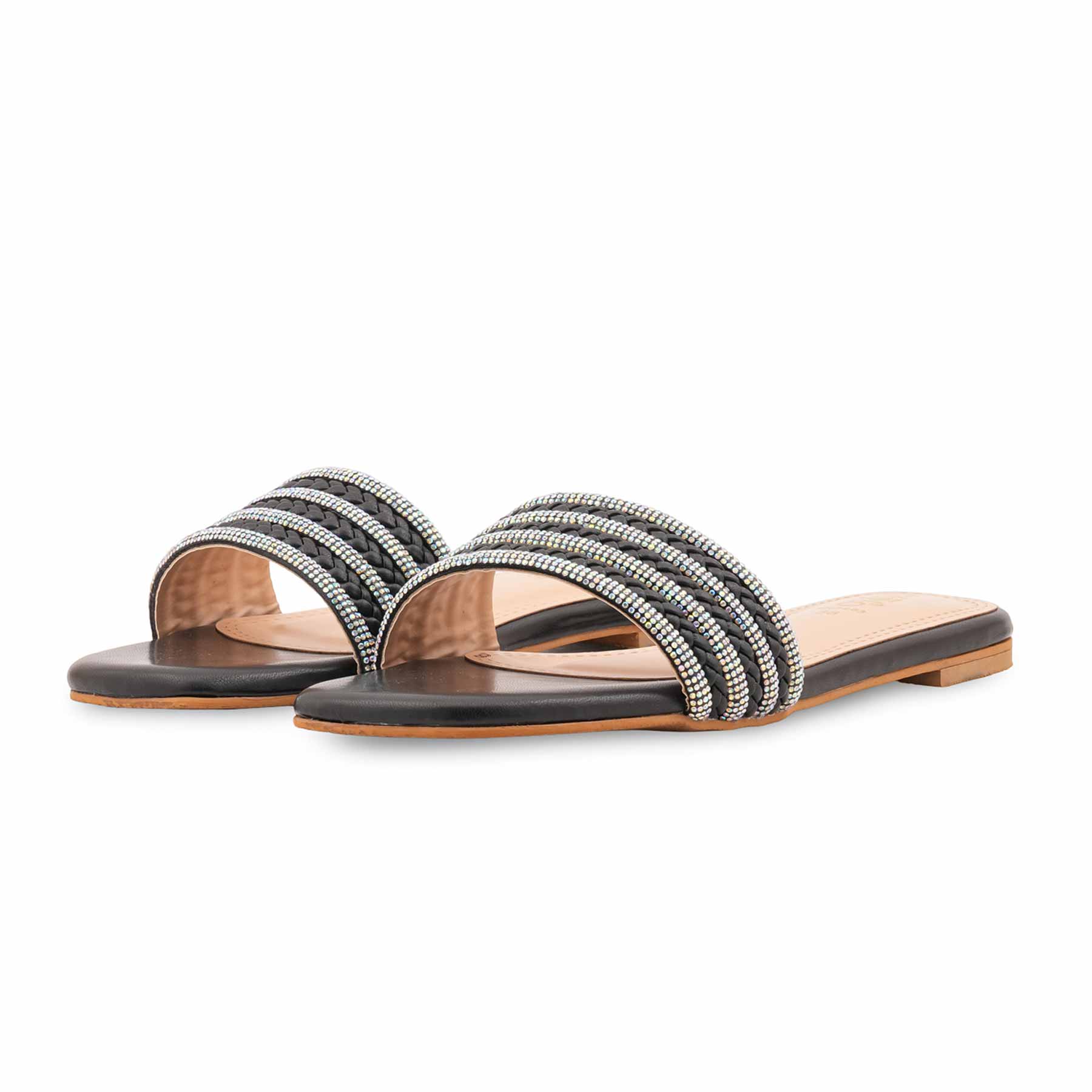 Black Formal Slipper For Ladies FR8463 - Image 3