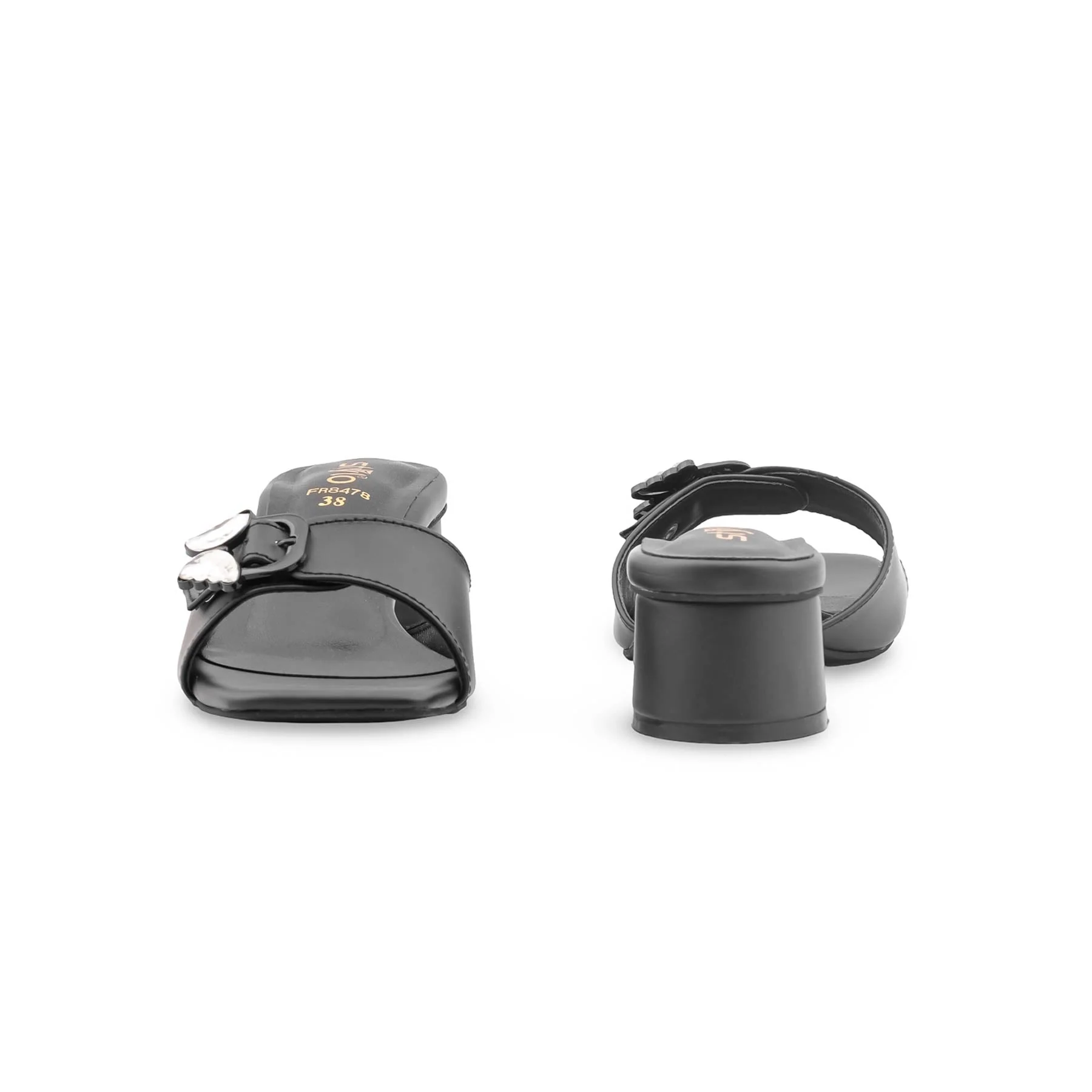 Black Formal Slipper For Ladies FR8478 - Image 4