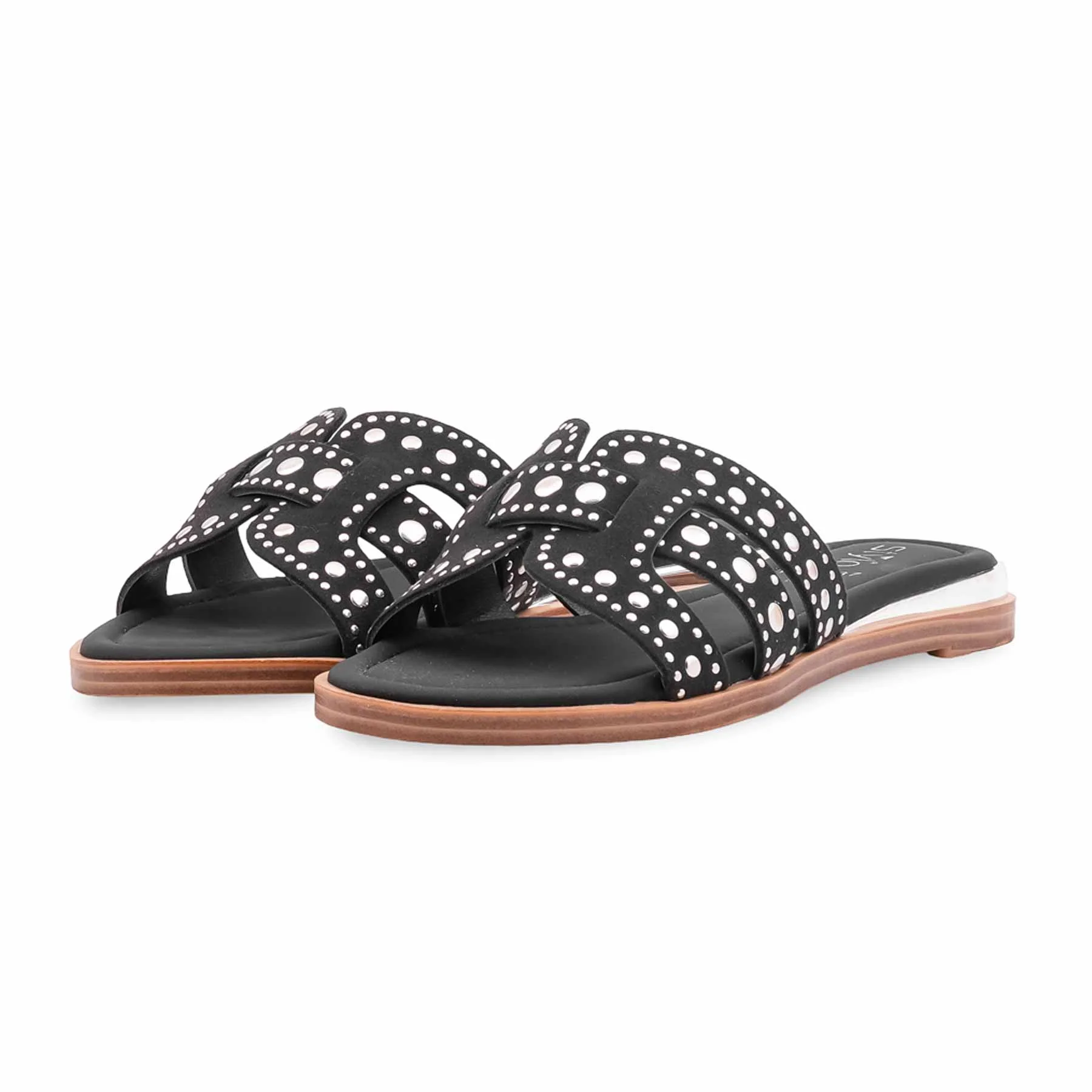 Black Formal Slipper For Ladies FR8537 - Image 3