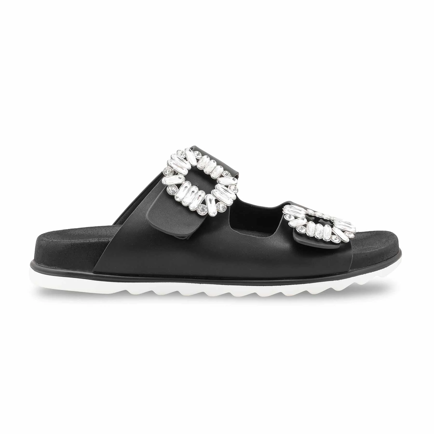 Black Formal Slipper For Ladies PU0714 - Image 2