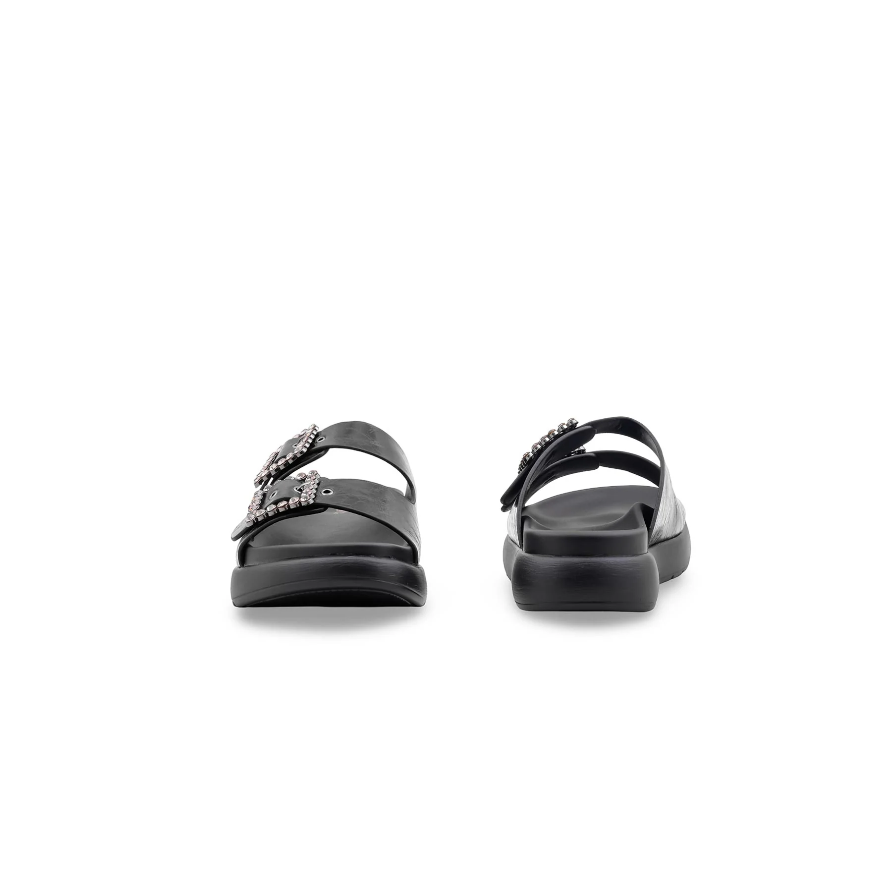 Black Formal Slipper For Ladies PU0738 - Image 4