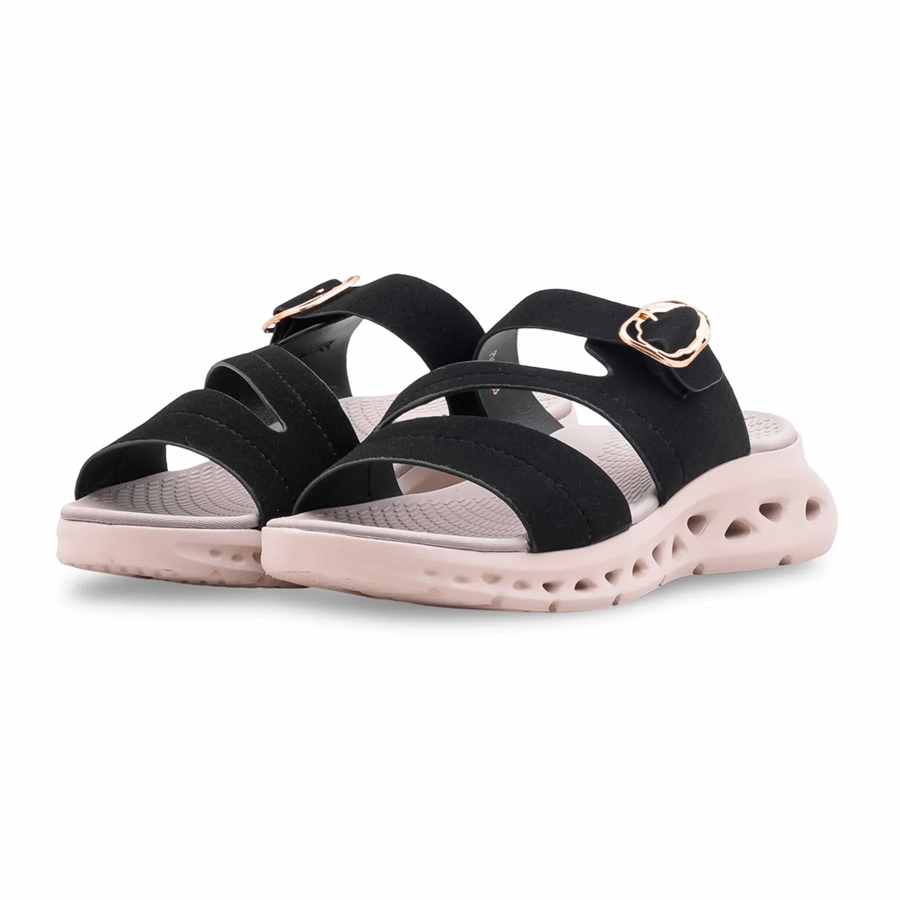 Black Formal Slipper For Ladies PU0779 - Image 3