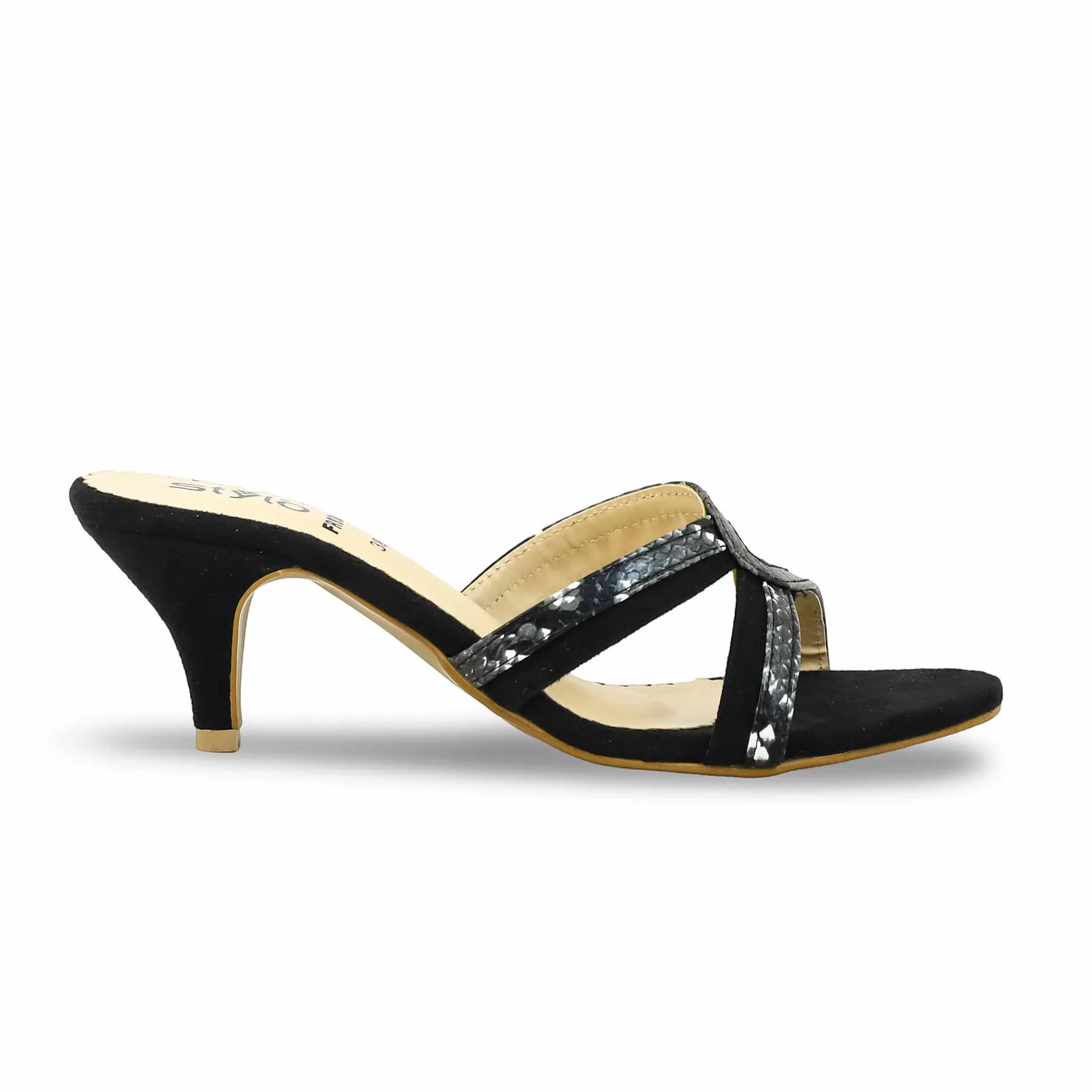 Black Formal Slipper For Women FR8306 - Image 2