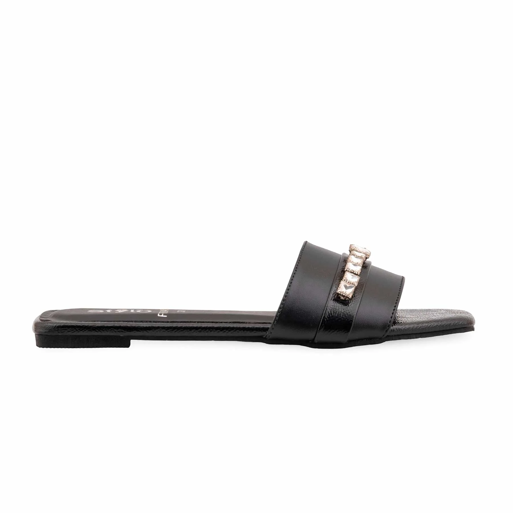 Black Formal Slipper For Women FR8487 - Image 2