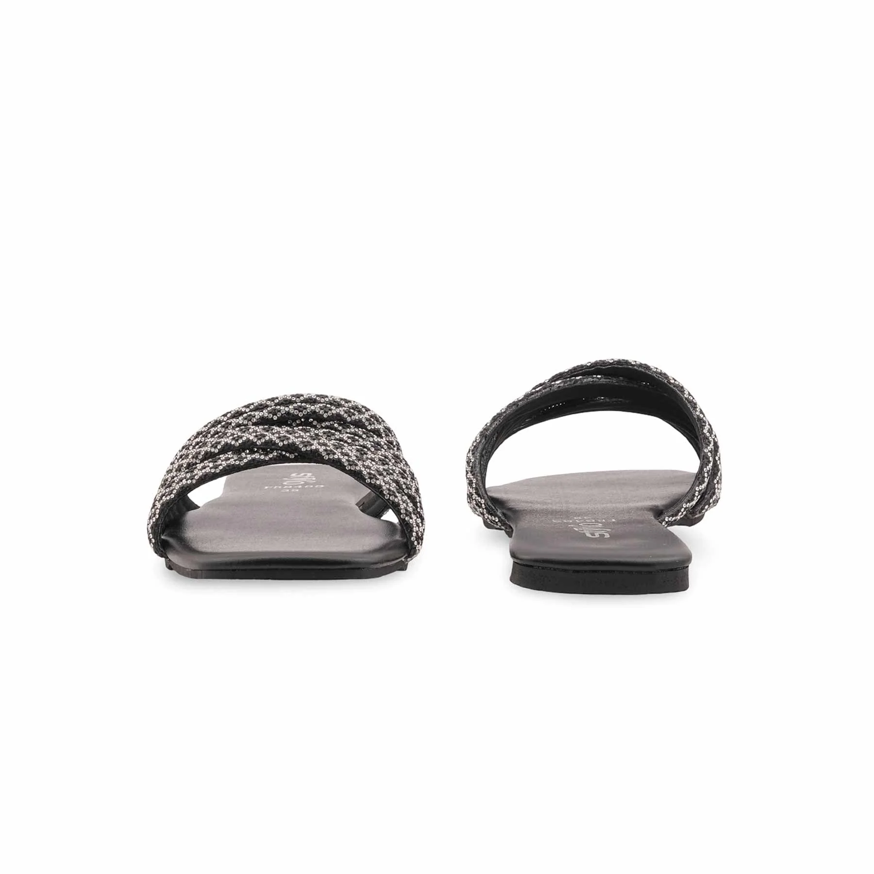 Black Formal Slipper For Women FR8488 - Image 4