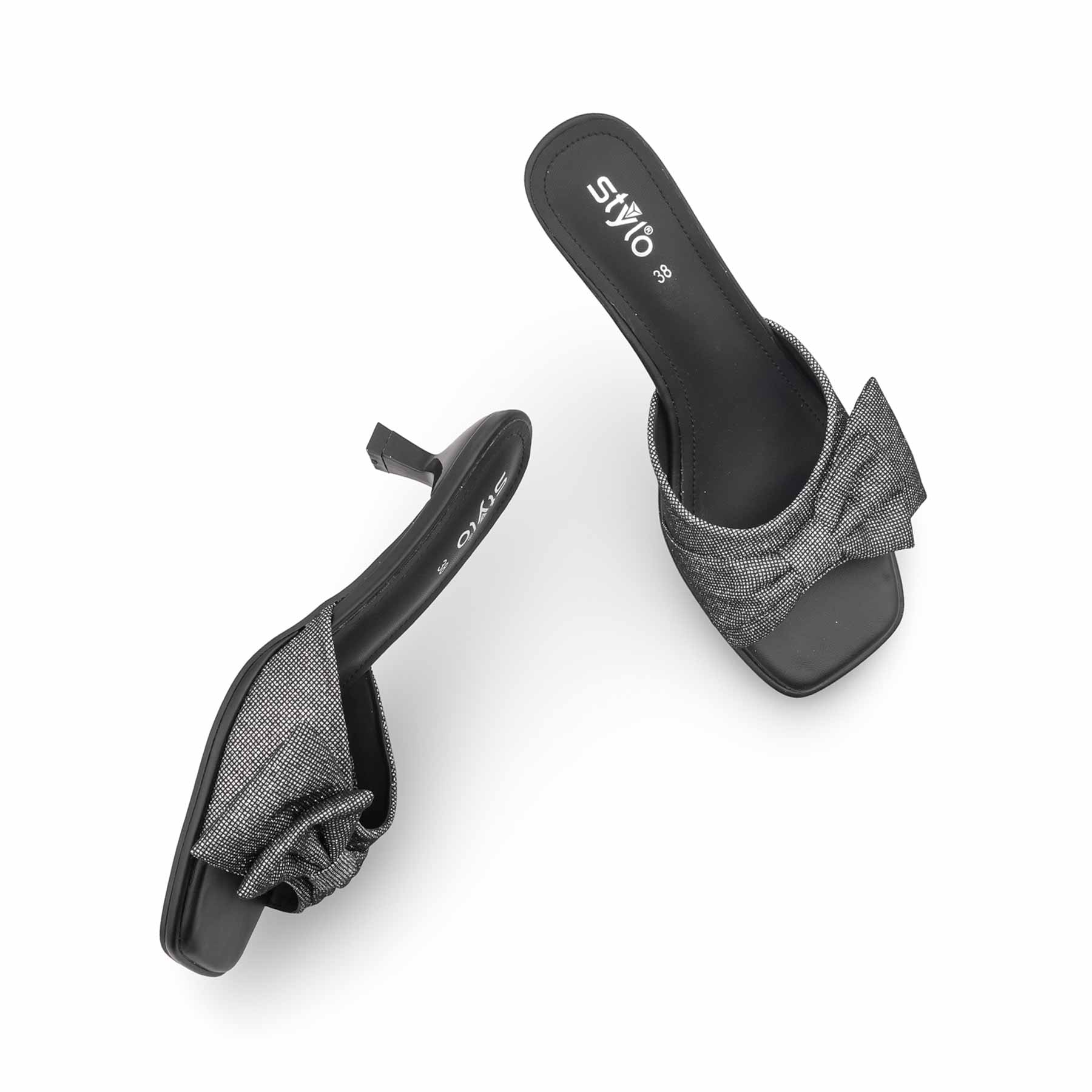 Black Formal Slipper For Women FR8505 - Image 5