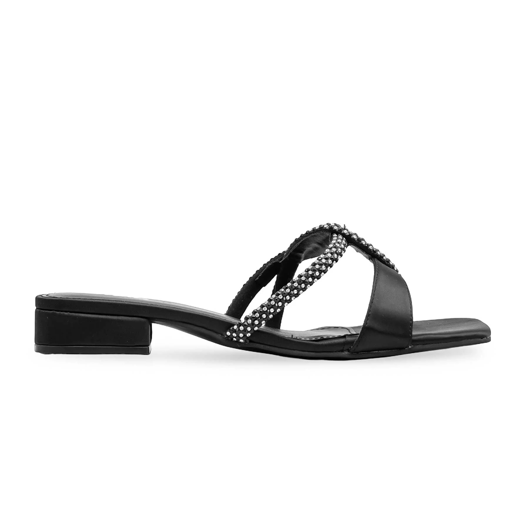 Black Formal Slipper For Women FRS007 - Image 2