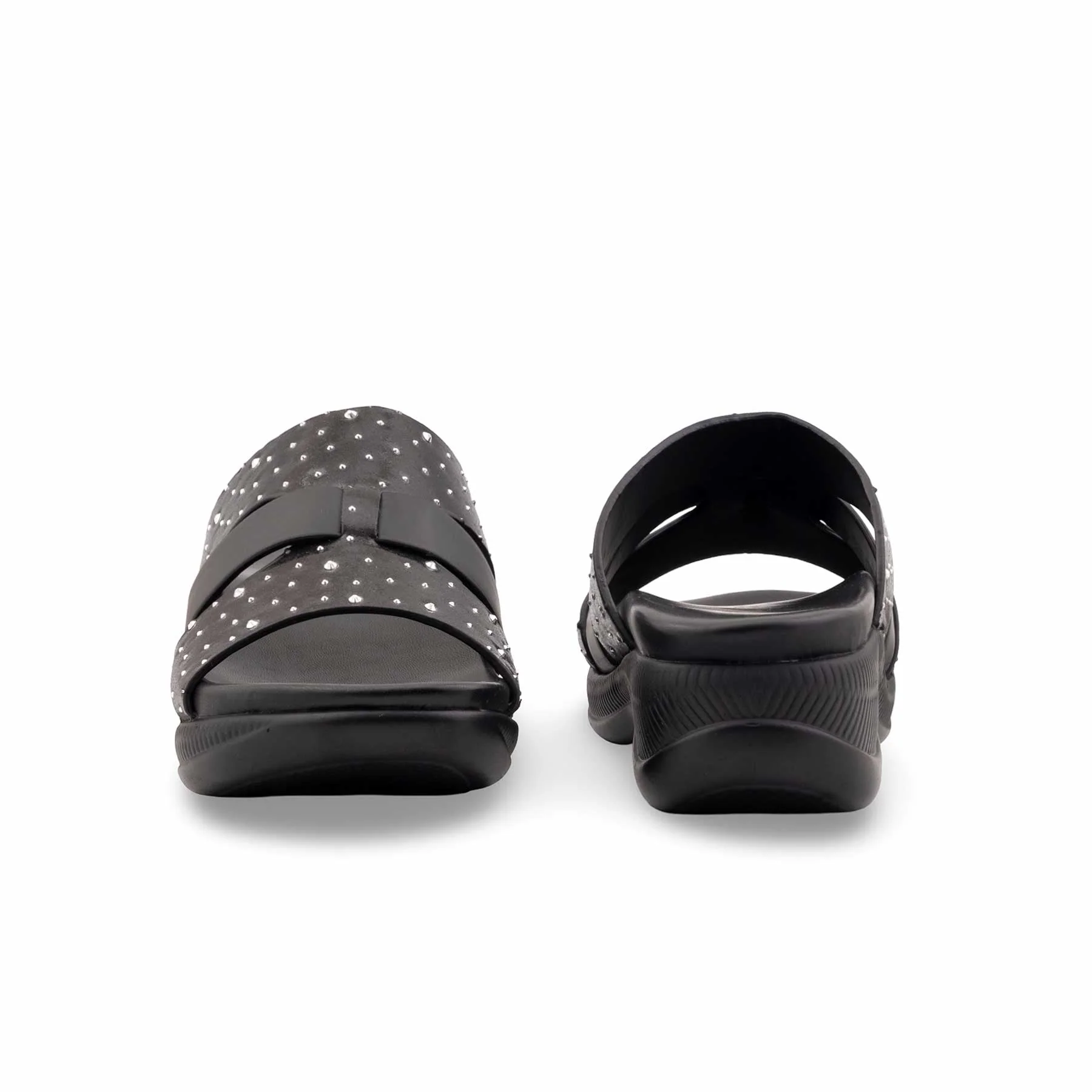 Black Formal Slipper For Women PU0627 - Image 4