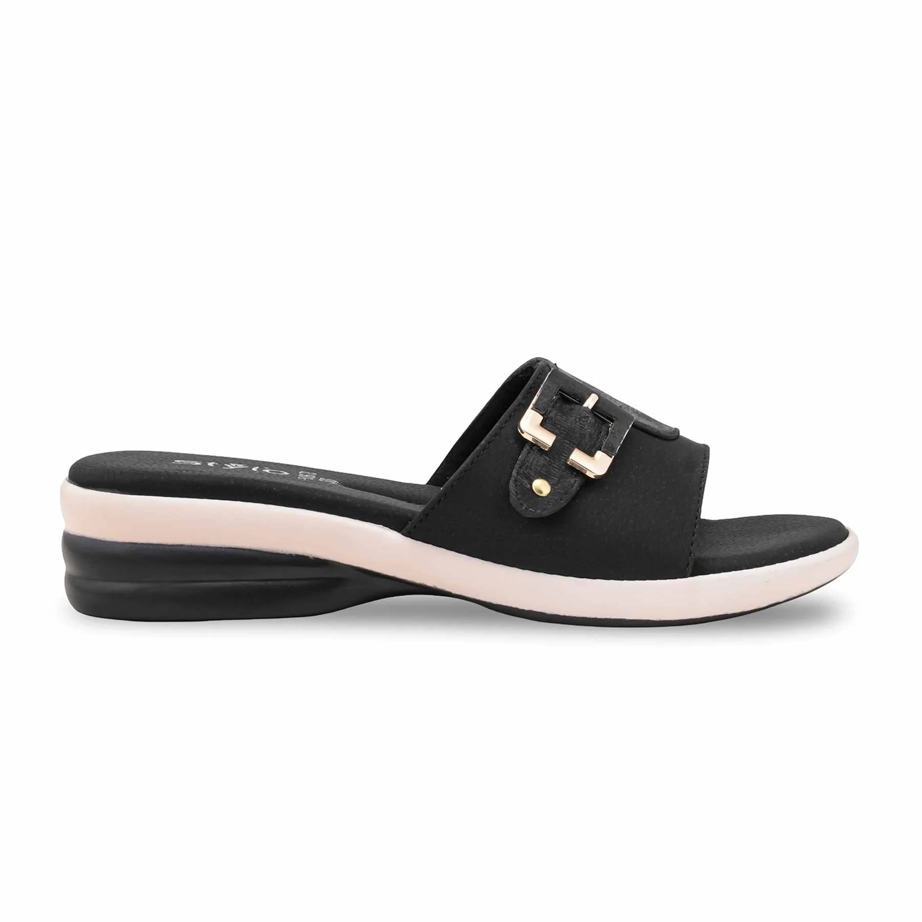 Black Formal Slipper For Women PU0678 - Image 2