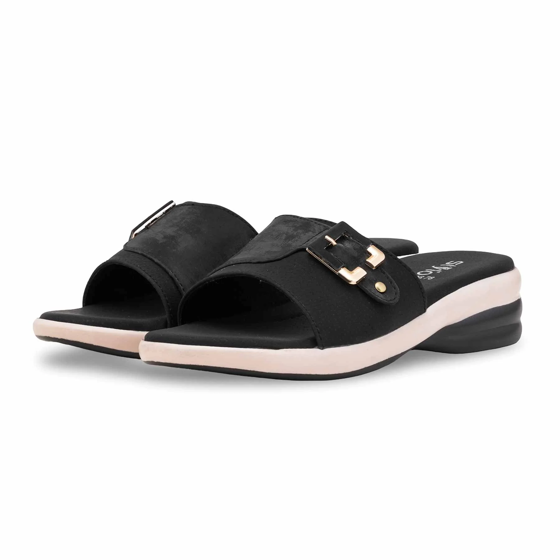 Black Formal Slipper For Women PU0678 - Image 3