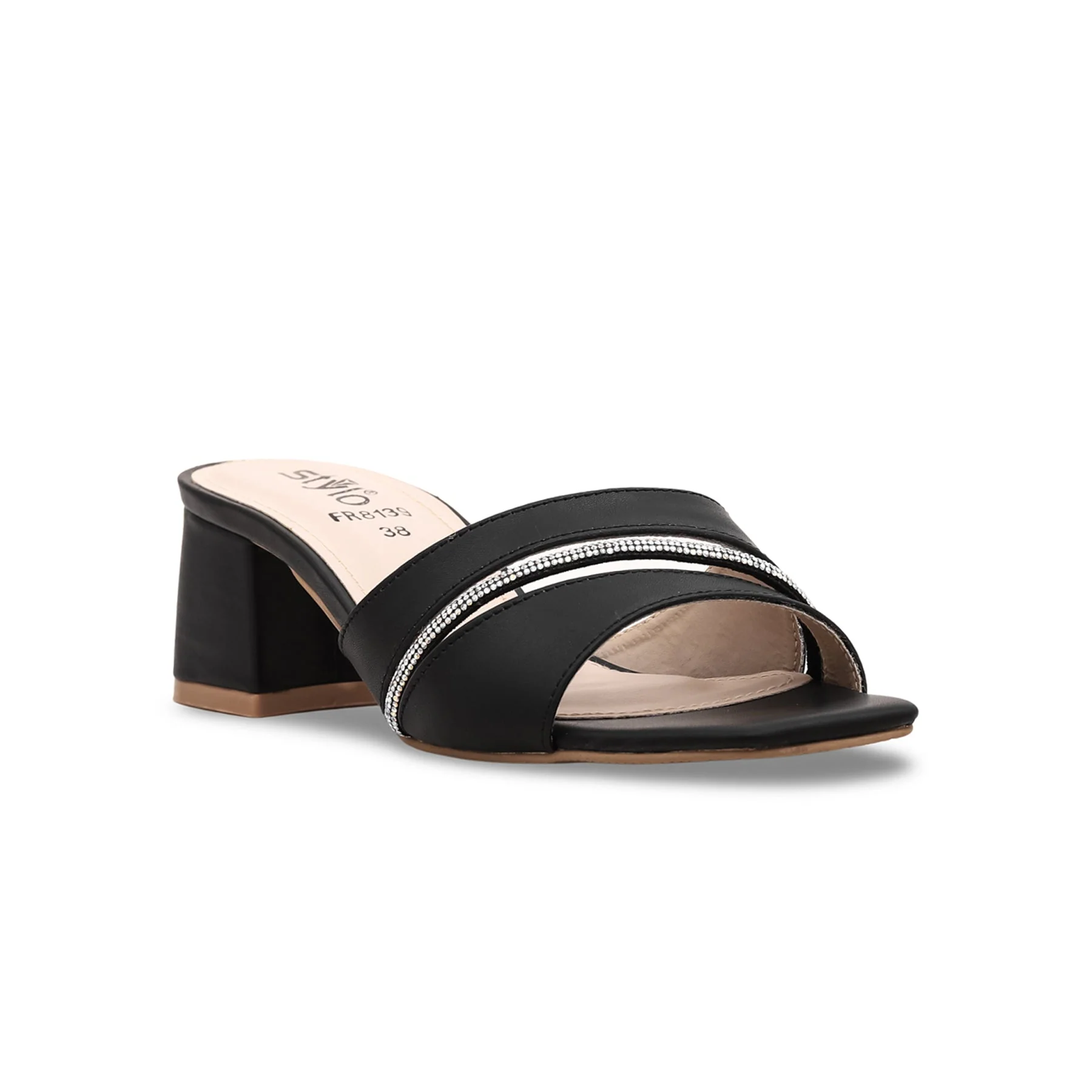 Black Formal Slipper FR8139 - Image 2
