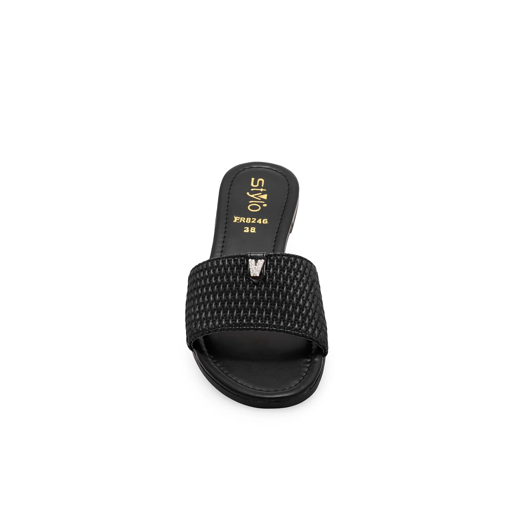 Black Formal Slipper FR8246 - Image 3
