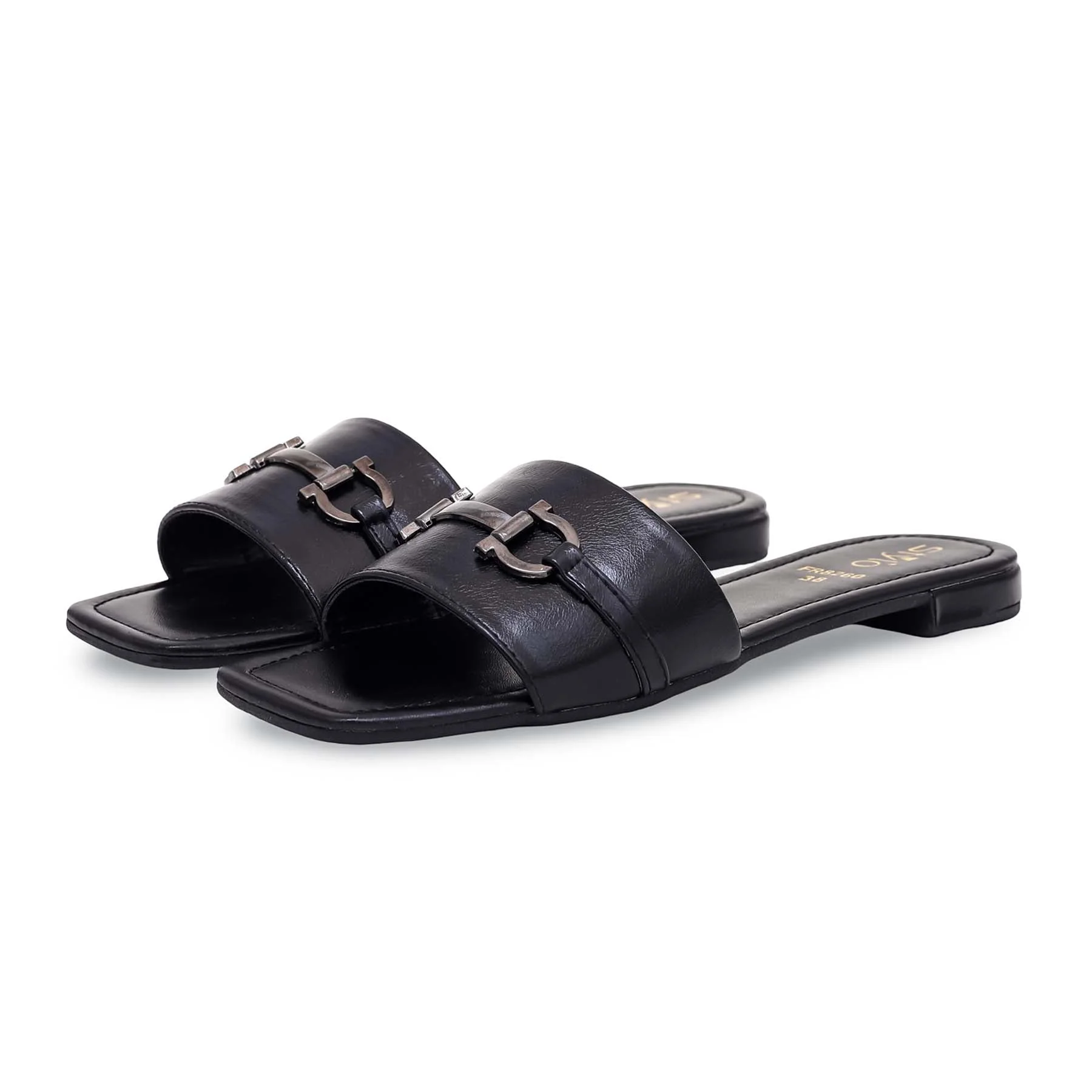 Black Formal Slipper FR8260 - Image 2
