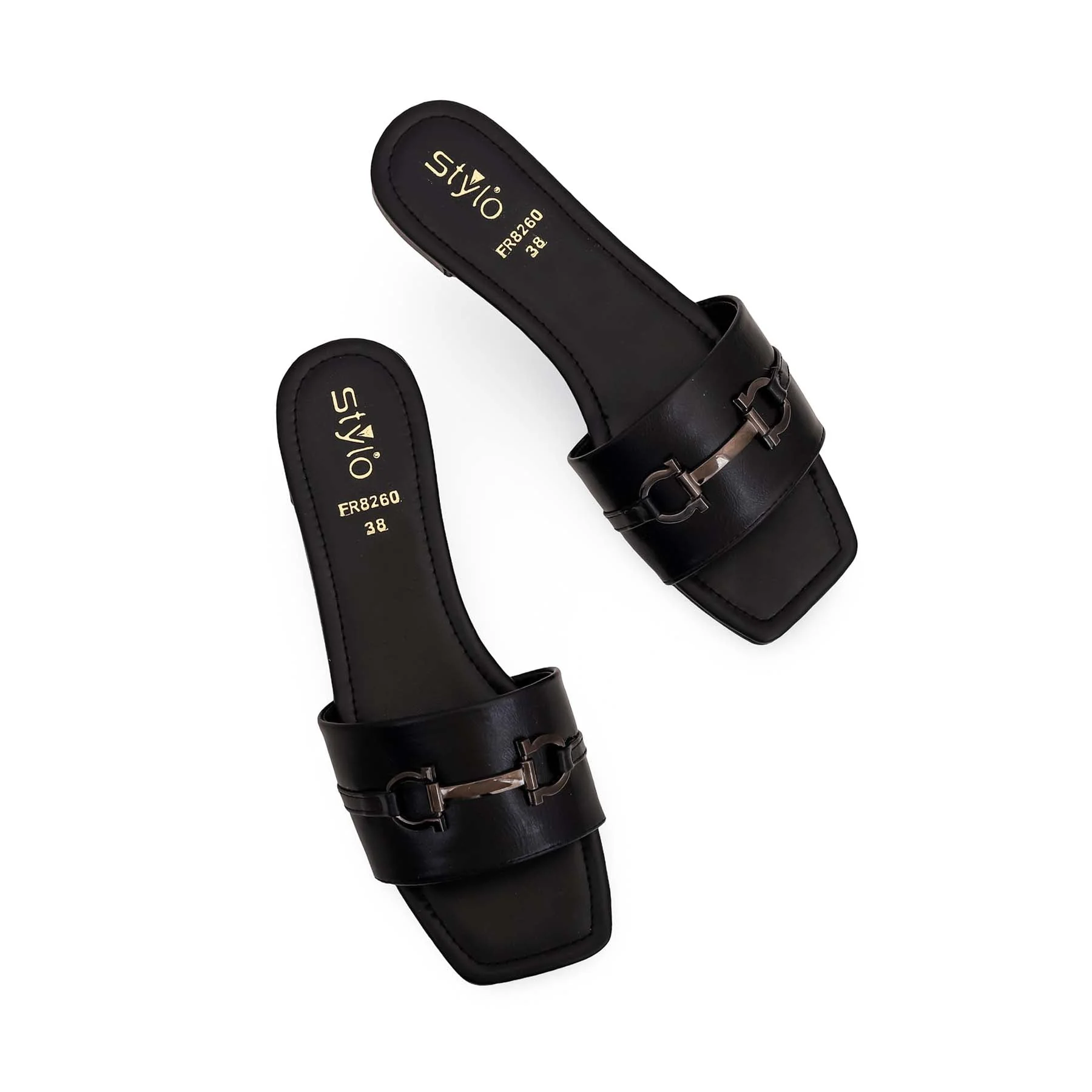 Black Formal Slipper FR8260 - Image 4